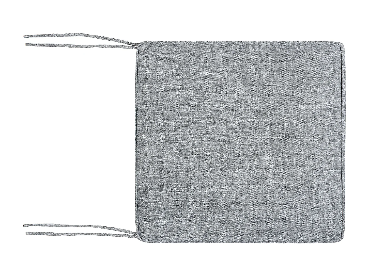 Lot de 8 coussins pour chaises de jardin SASSARI 46 x 46 cm Gris