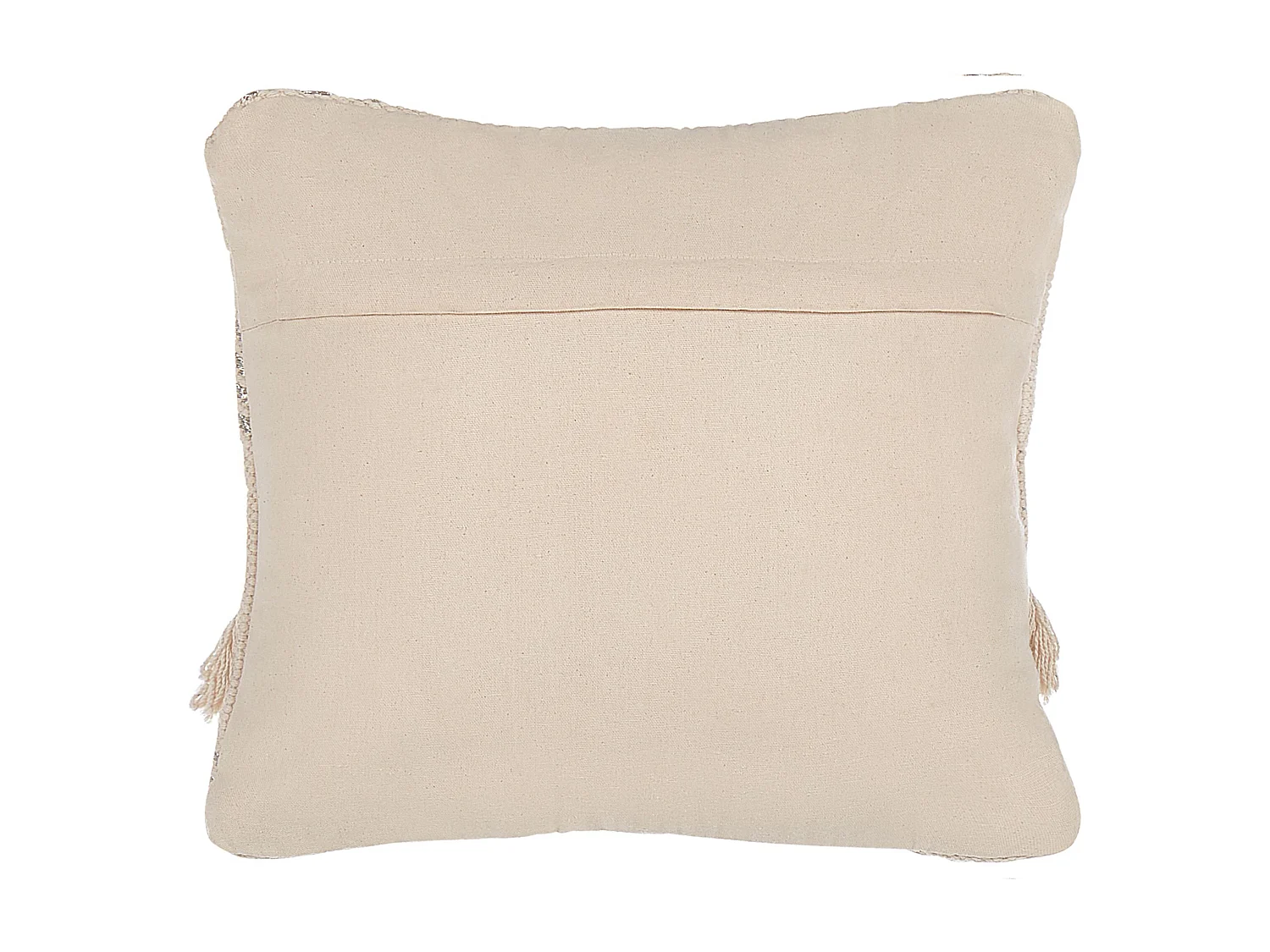 Lot de 2 coussins décoratifs VAYALI Coton 45 x 45 cm Beige À rayure
