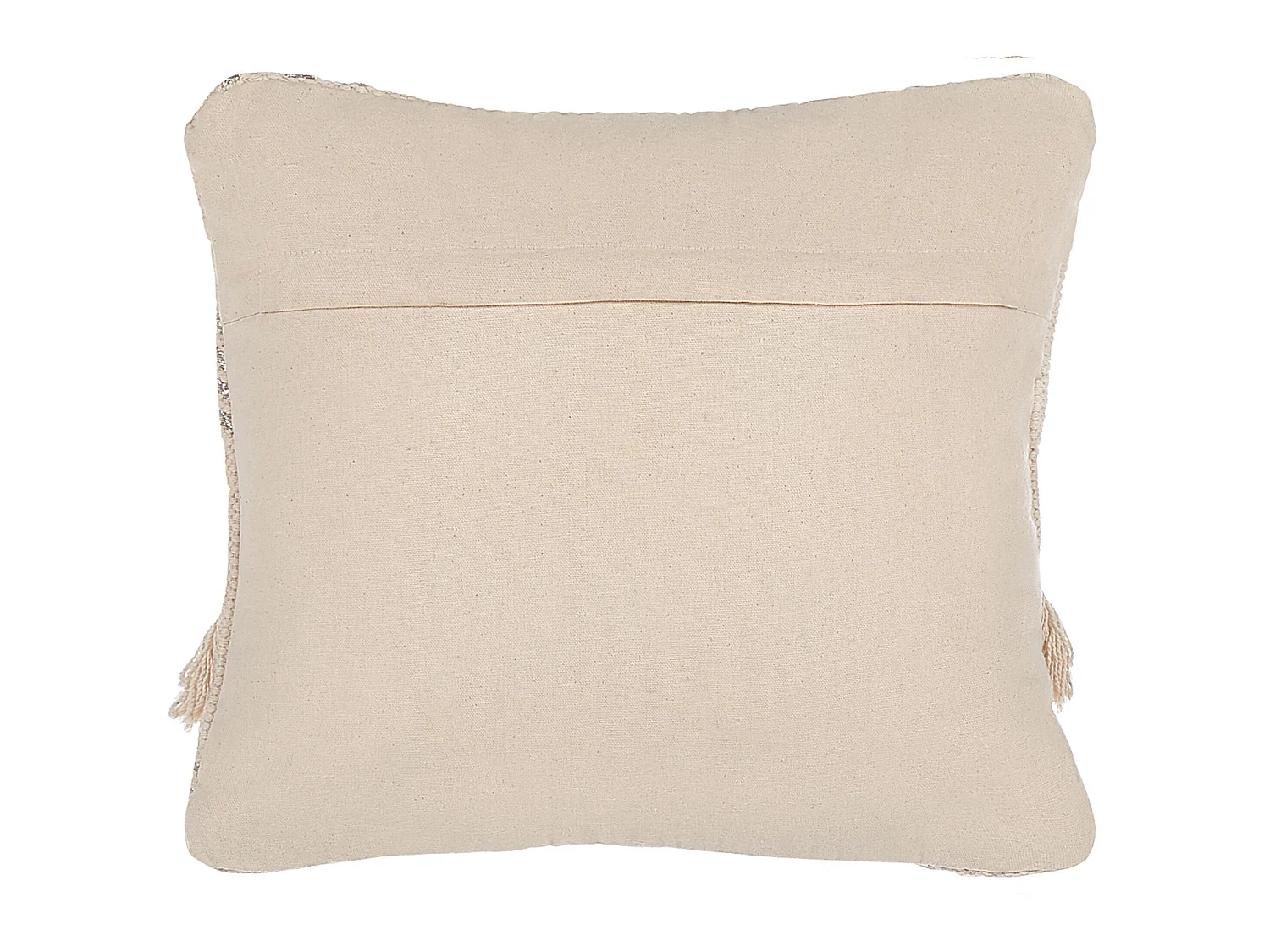 Lot de 2 coussins décoratifs VAYALI Coton 45 x 45 cm Beige À rayure