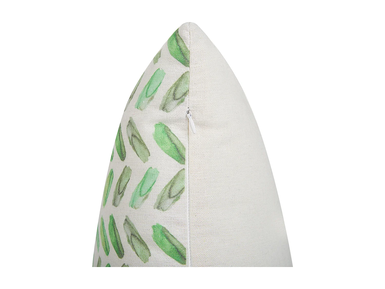 Lot de 2 coussins décoratifs PRUNUS 45 x 45 cm Vert Motif abstrait