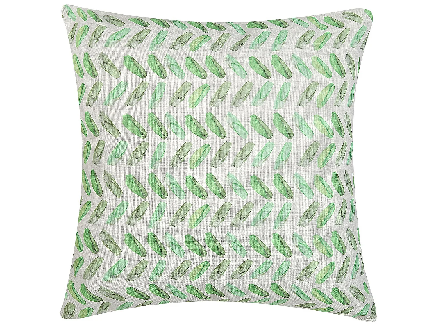 Lot de 2 coussins décoratifs PRUNUS 45 x 45 cm Vert Motif abstrait
