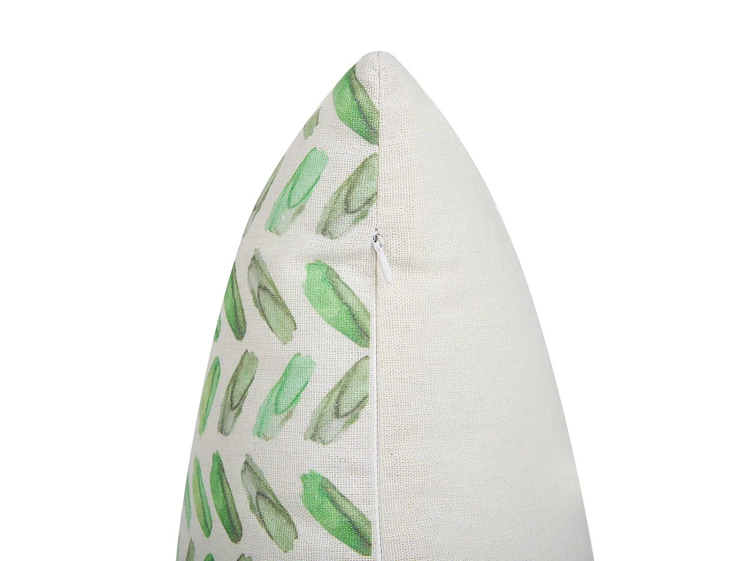 Lot de 2 coussins décoratifs PRUNUS 45 x 45 cm Vert Motif abstrait