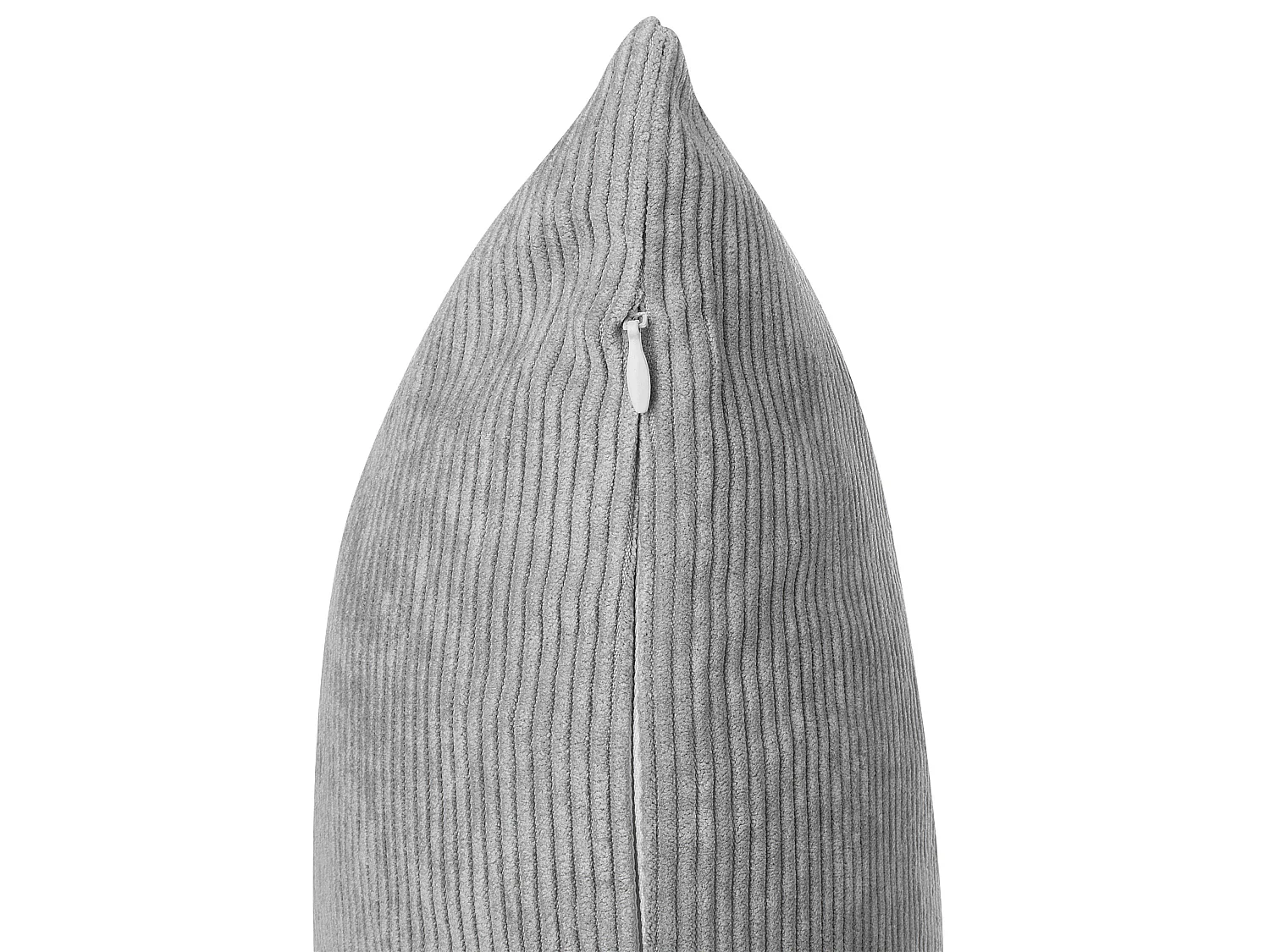 Lot de 2 coussins décoratifs NOLANA 45 x 45 cm Gris Unicolore