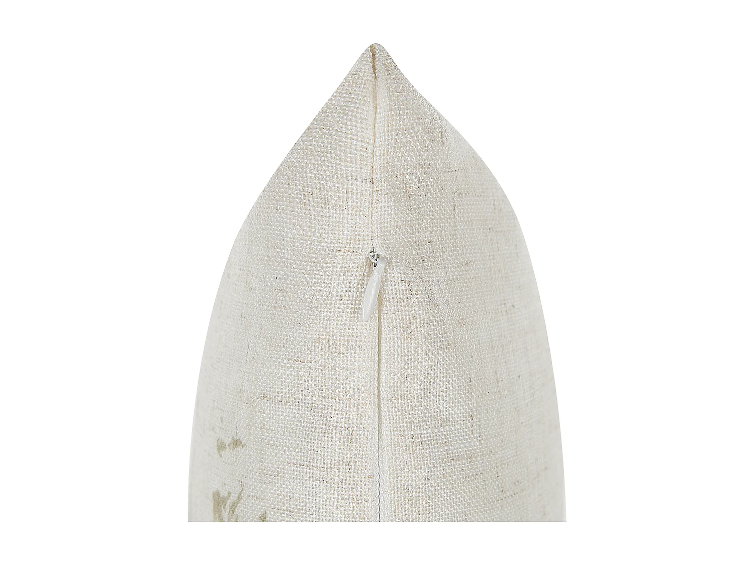 Lot de 2 coussins décoratifs CALENDULA 45 x 45 cm Blanc Motif de plante