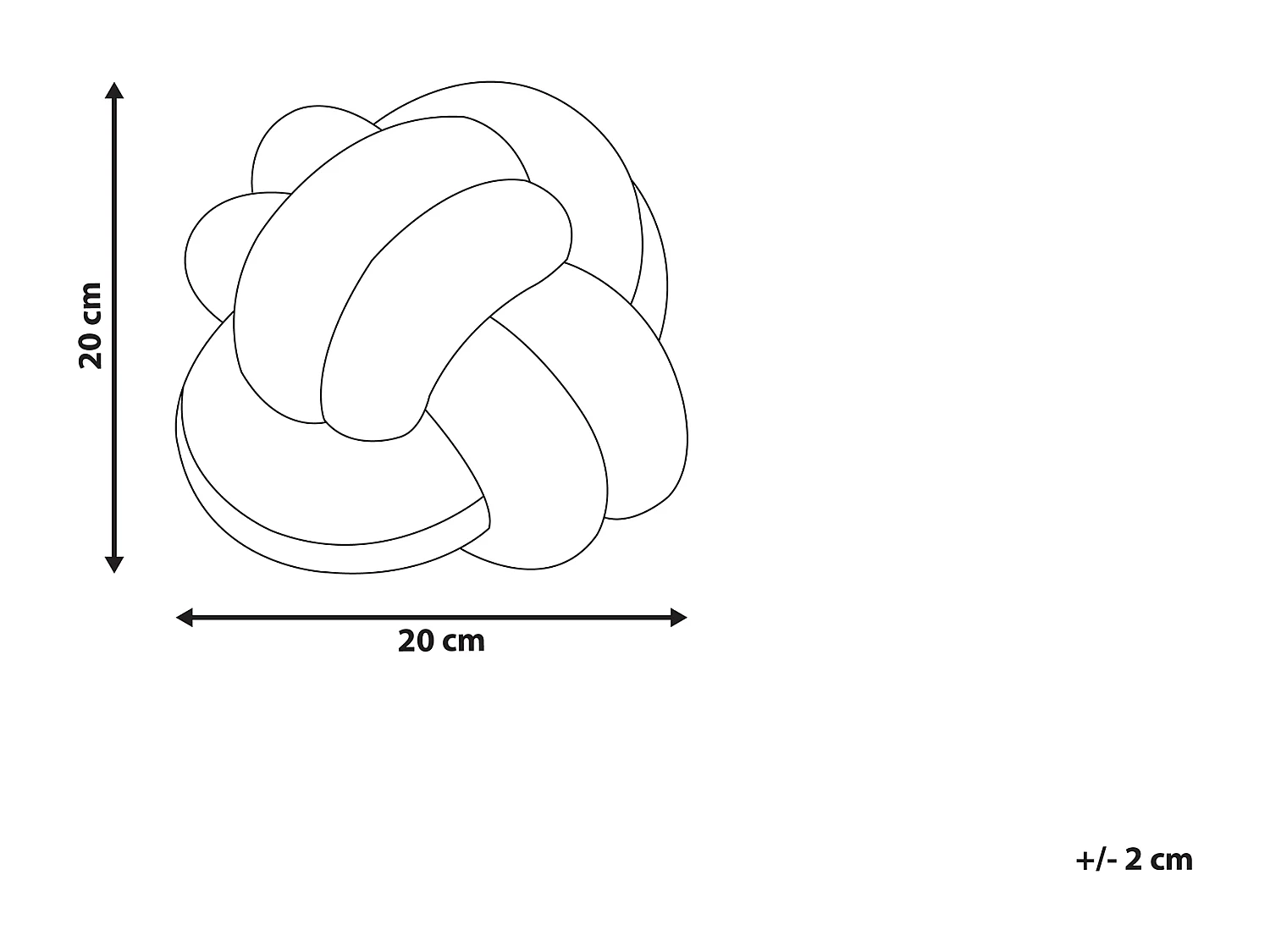 Poduszka dekoracyjna MALNI Welur 20 x 20 cm Jasnoszary Jednolity