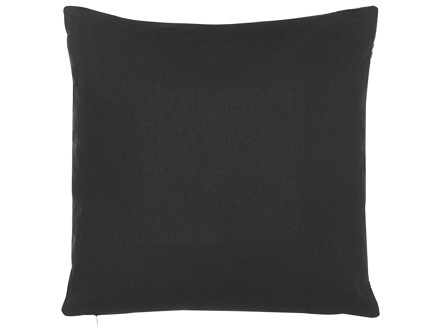 Lot de 2 coussins décoratifs LEROY Coton 45 x 45 cm Noir Motif de Noël