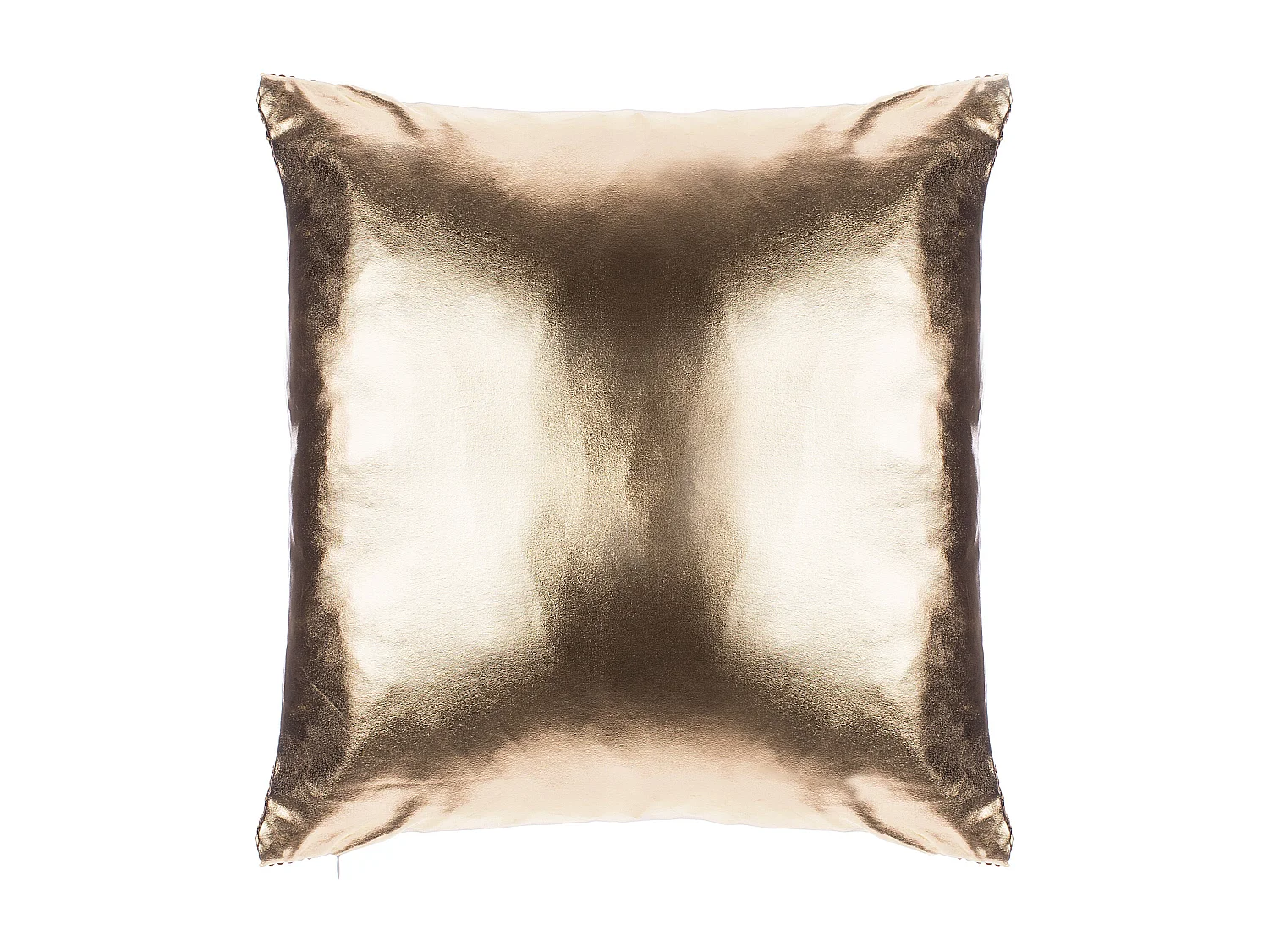 Lot de 2 coussins décoratifs ASTER 45 x 45 cm Doré Unicolore