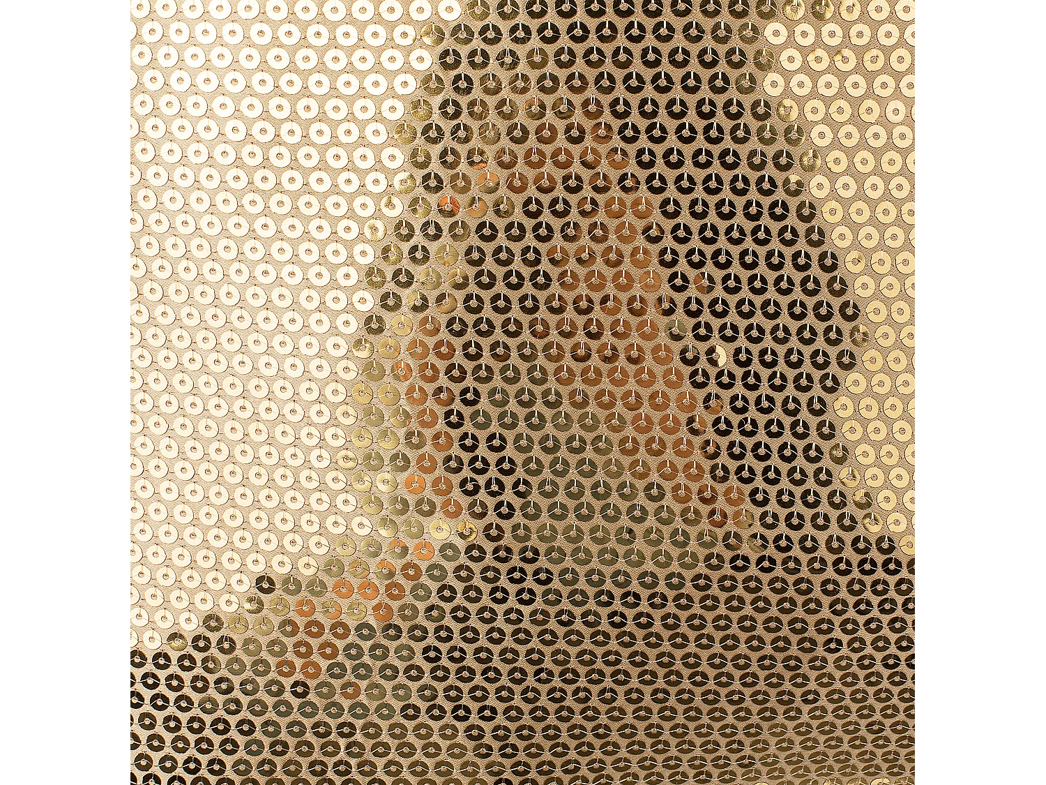 Lot de 2 coussins décoratifs ASTER 45 x 45 cm Doré Unicolore