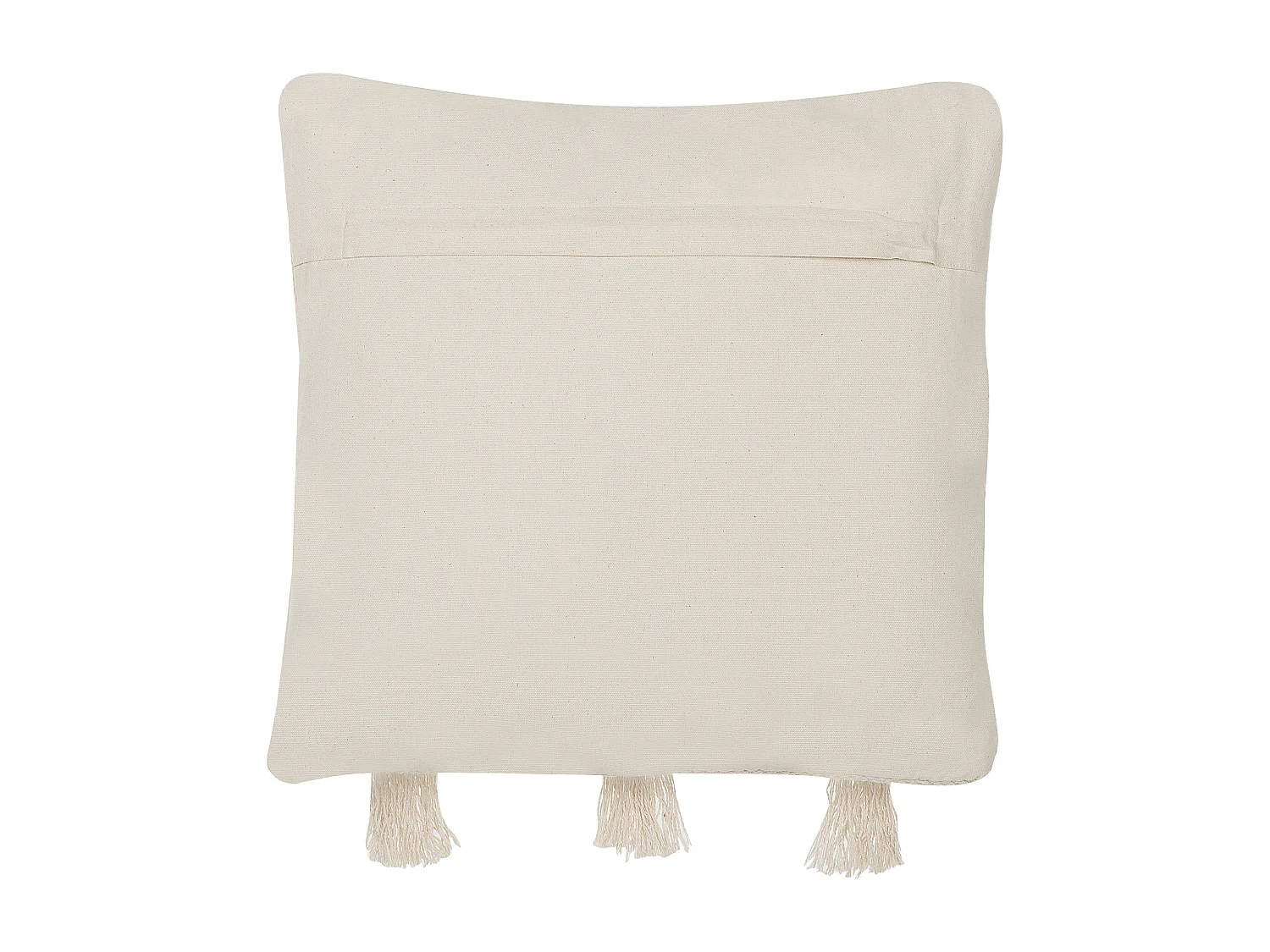 Set di 2 cuscini THONDI Cotone 45 x 45 cm Beige A strisce