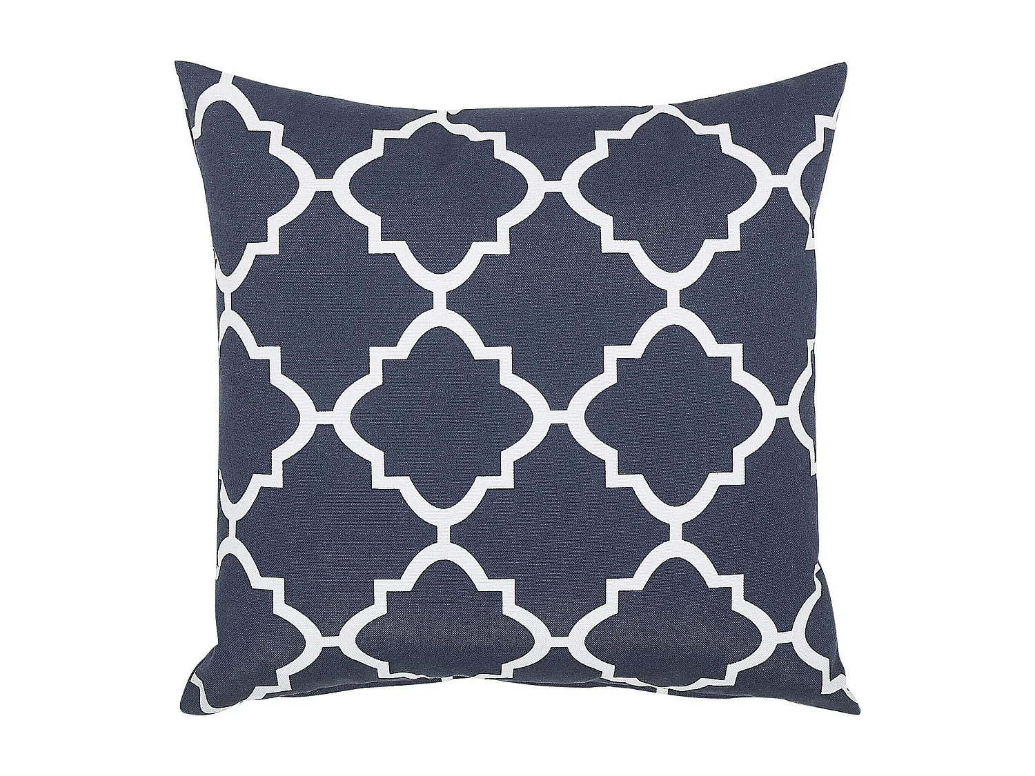 Zestaw 2 poduszek ogrodowych SOFADES Wzór marokańskiej koniczyny 40 x 40 cm Granatowy