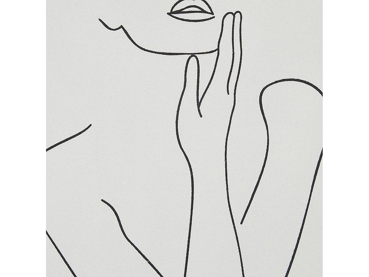 Zestaw 2 poduszek dekoracyjnych MEADOWFOAM Bawełna 45 x 45 cm Biały Wzór abstrakcyjny