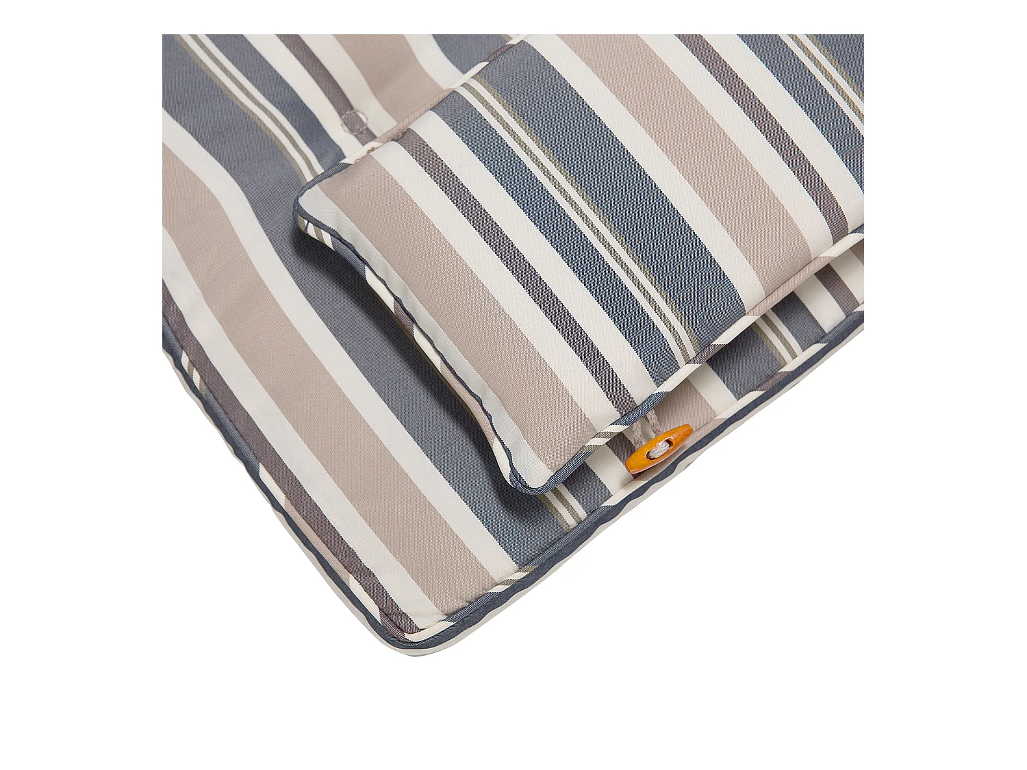 Polsterauflagen 8er Set dunkelblau-beige Maui