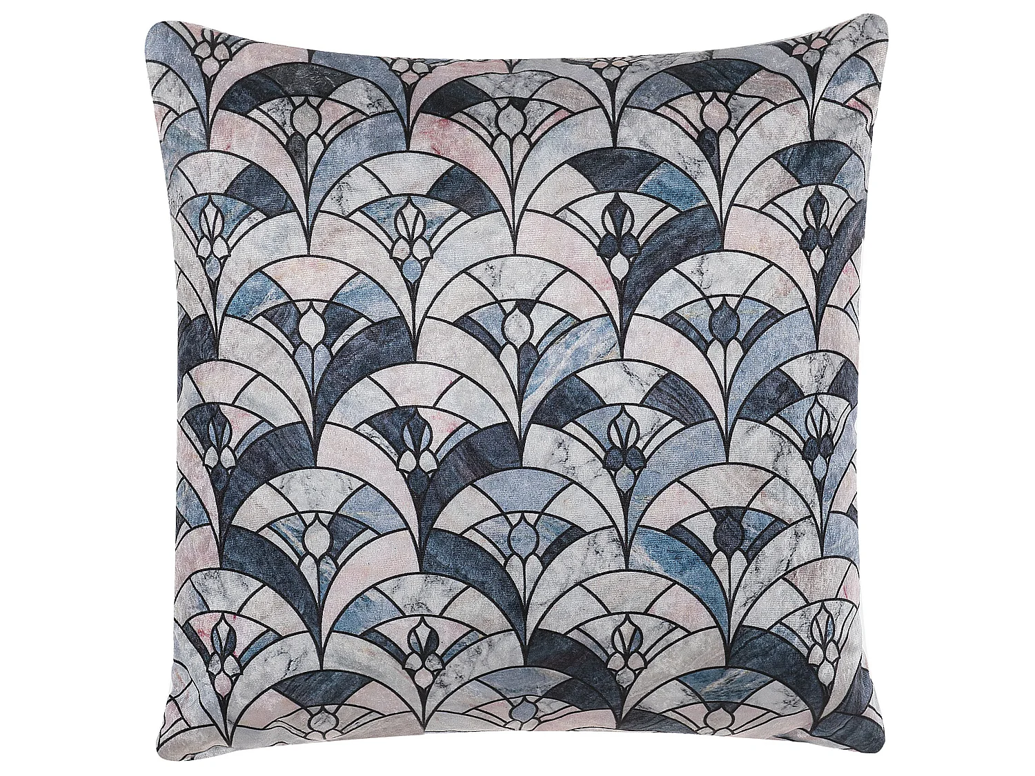 Set of 2 Decorative Cushions KOODAL 45 x 45 cm Multicolour Geometric Pattern