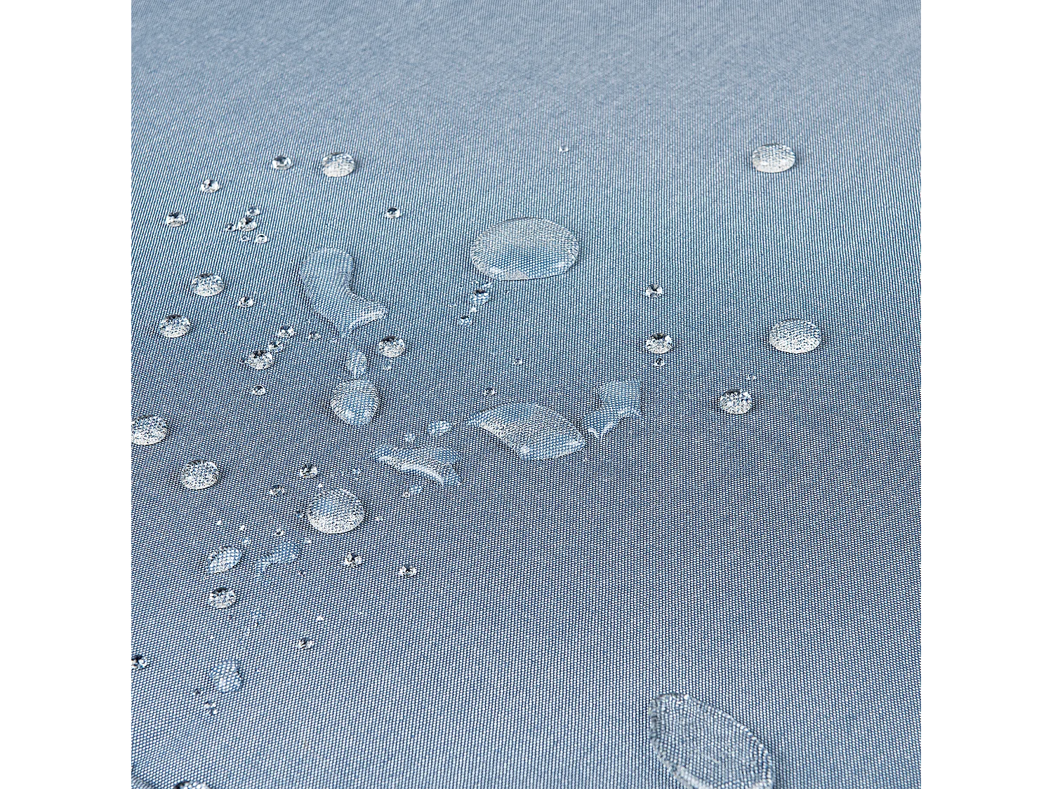 Conjunto de 8 almofadas de cadeira para jardim SASSARI 46 x 46 cm Azul