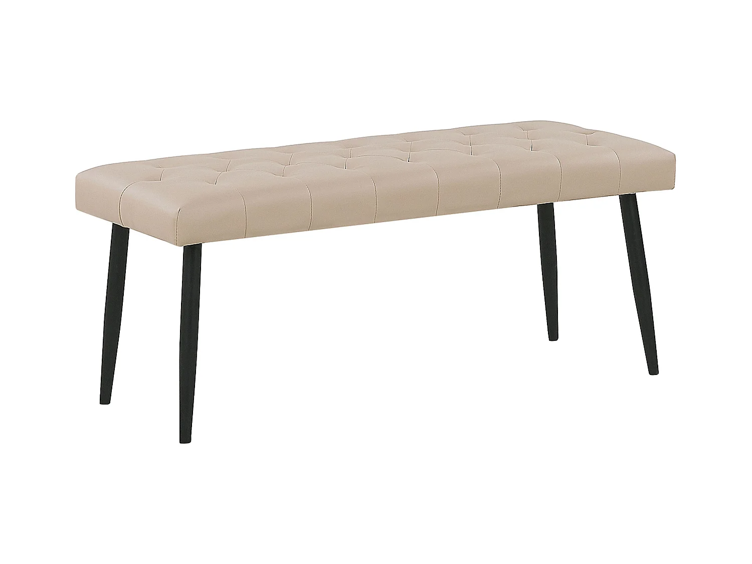 Banc ESSONNE Cuir PU Beige