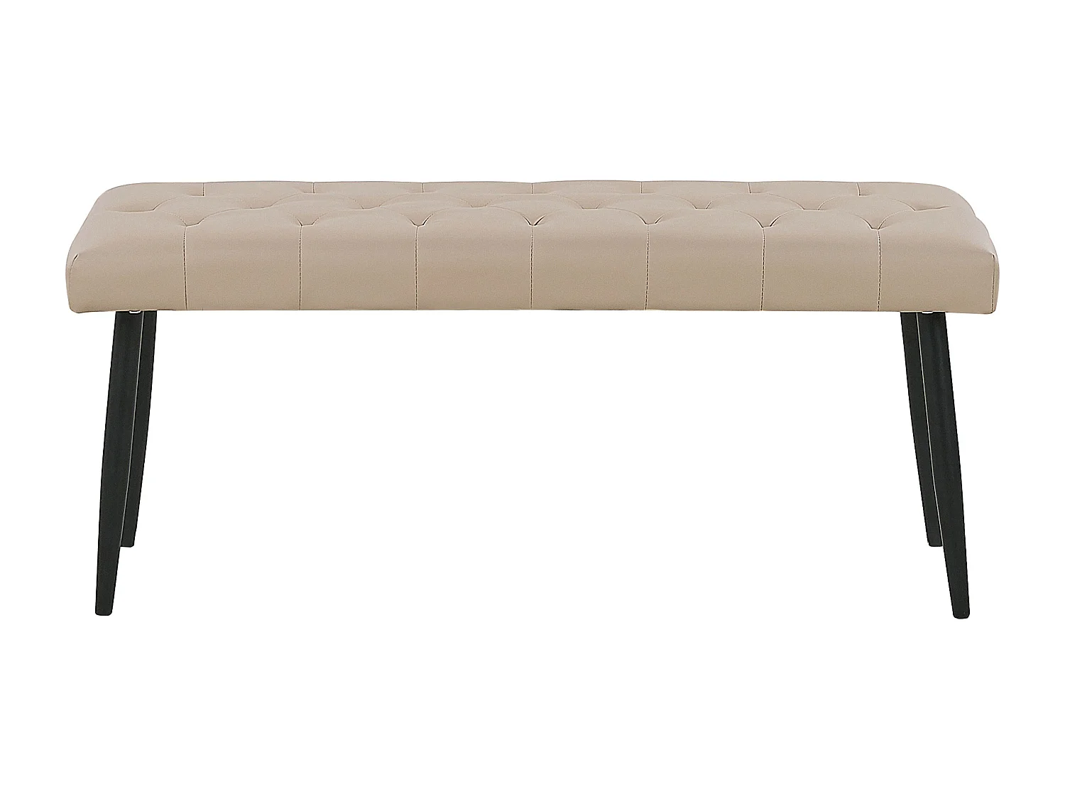 Bankje ESSONNE Kunstleer Beige