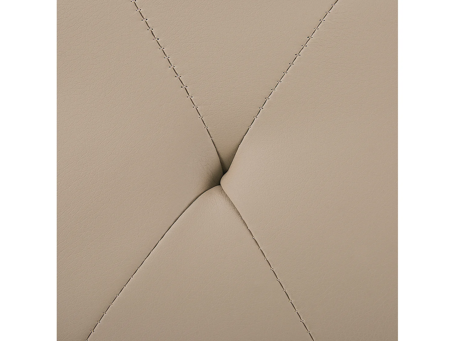 Bankje ESSONNE Kunstleer Beige