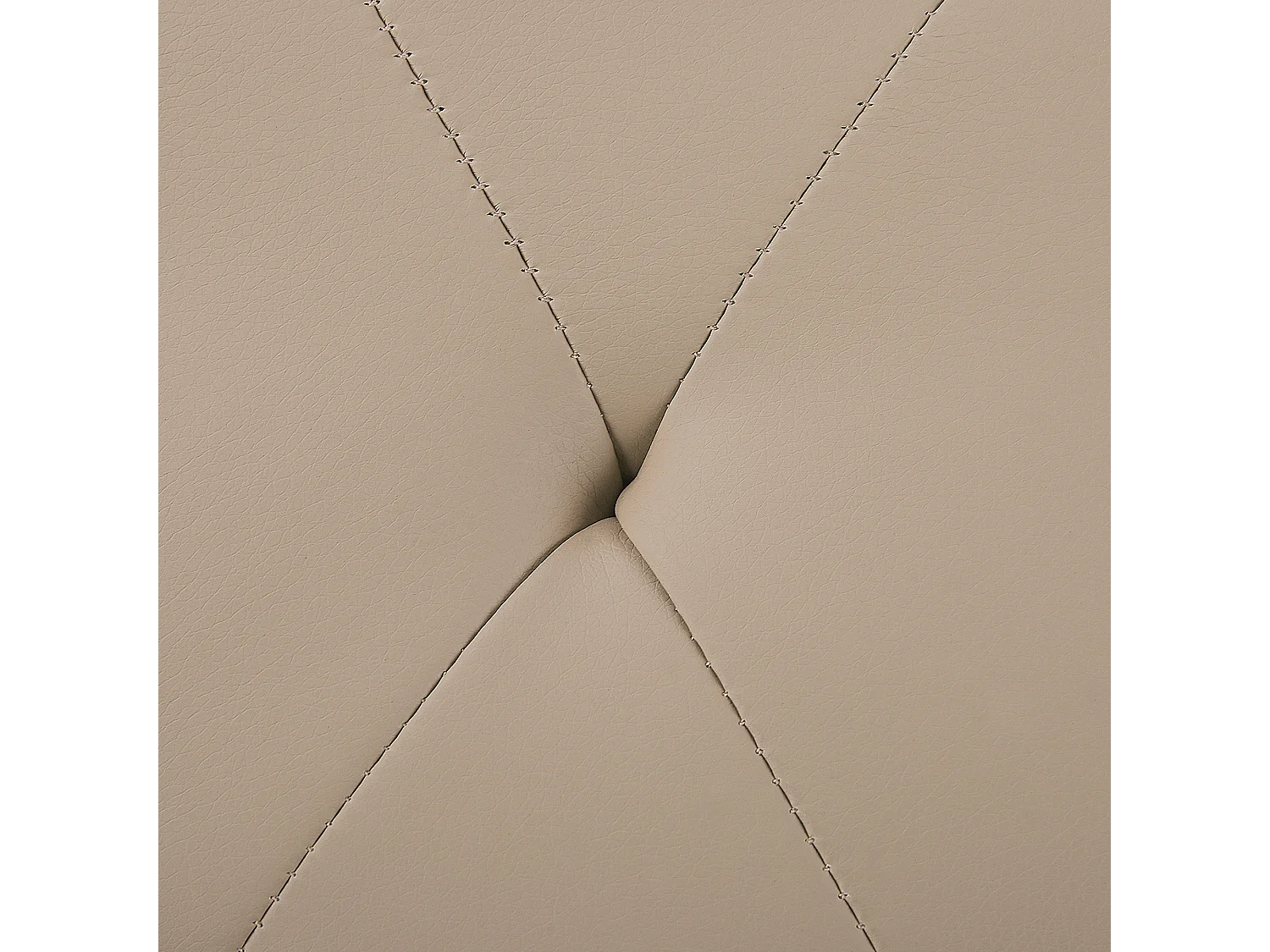 Banco ESSONNE Pele sintética Creme