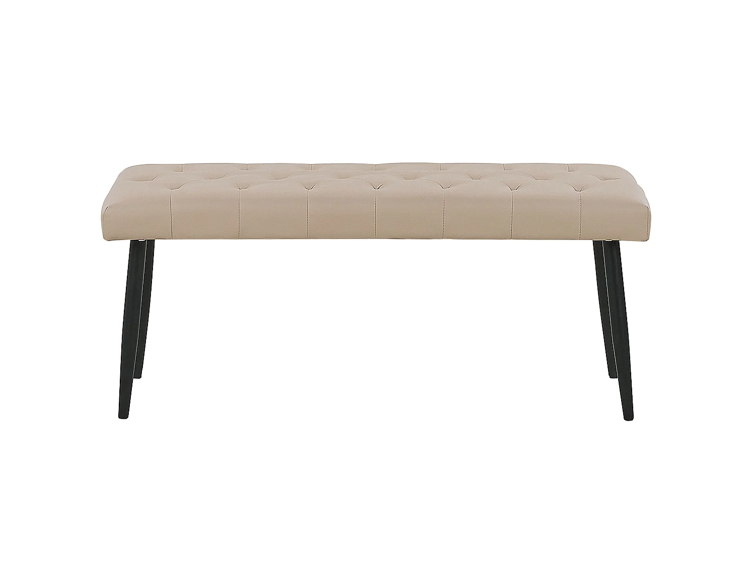 Bankje ESSONNE Kunstleer Beige