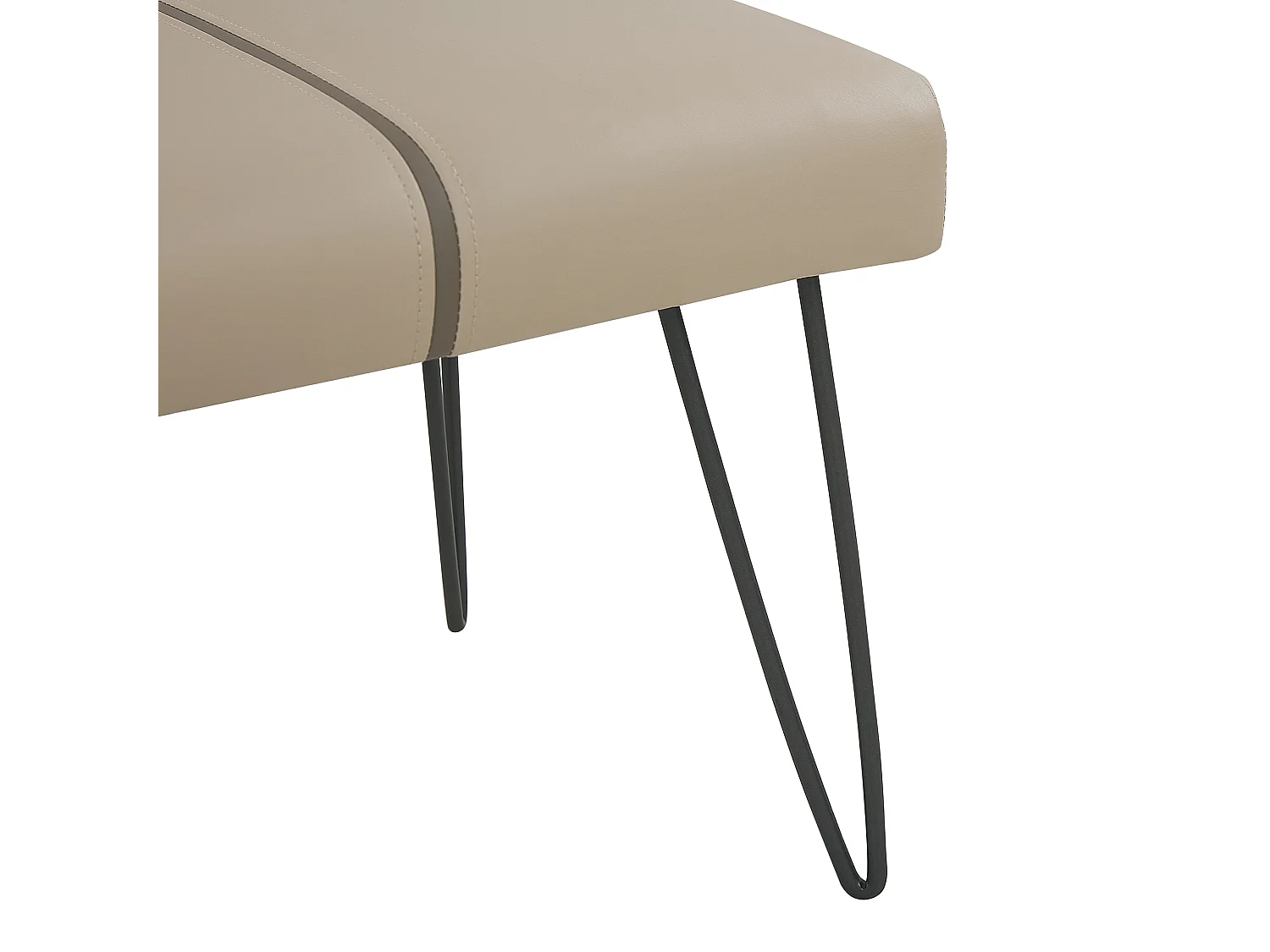 Banco BETIN Pele sintética Creme