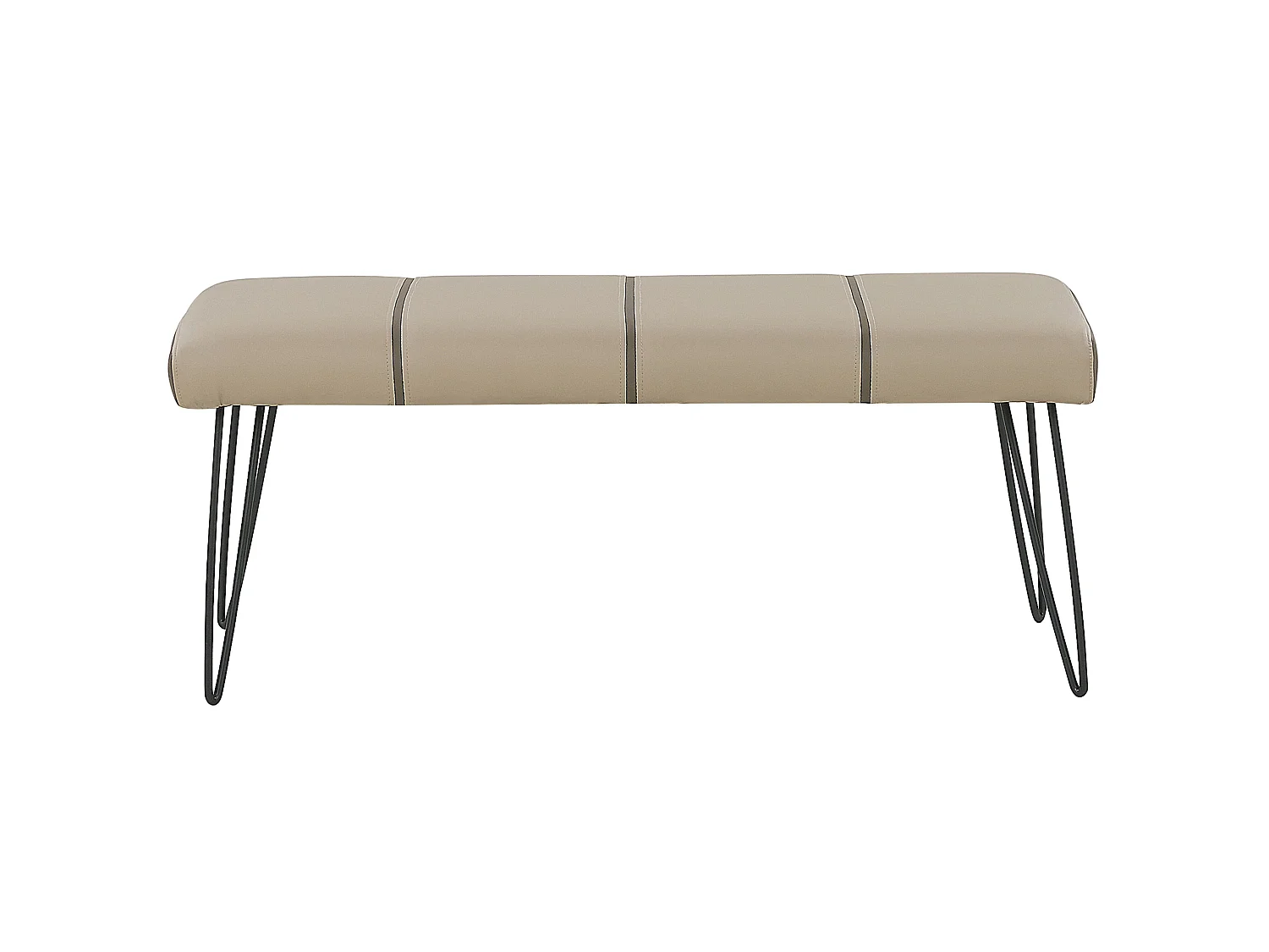 Banc BETIN Cuir PU Beige