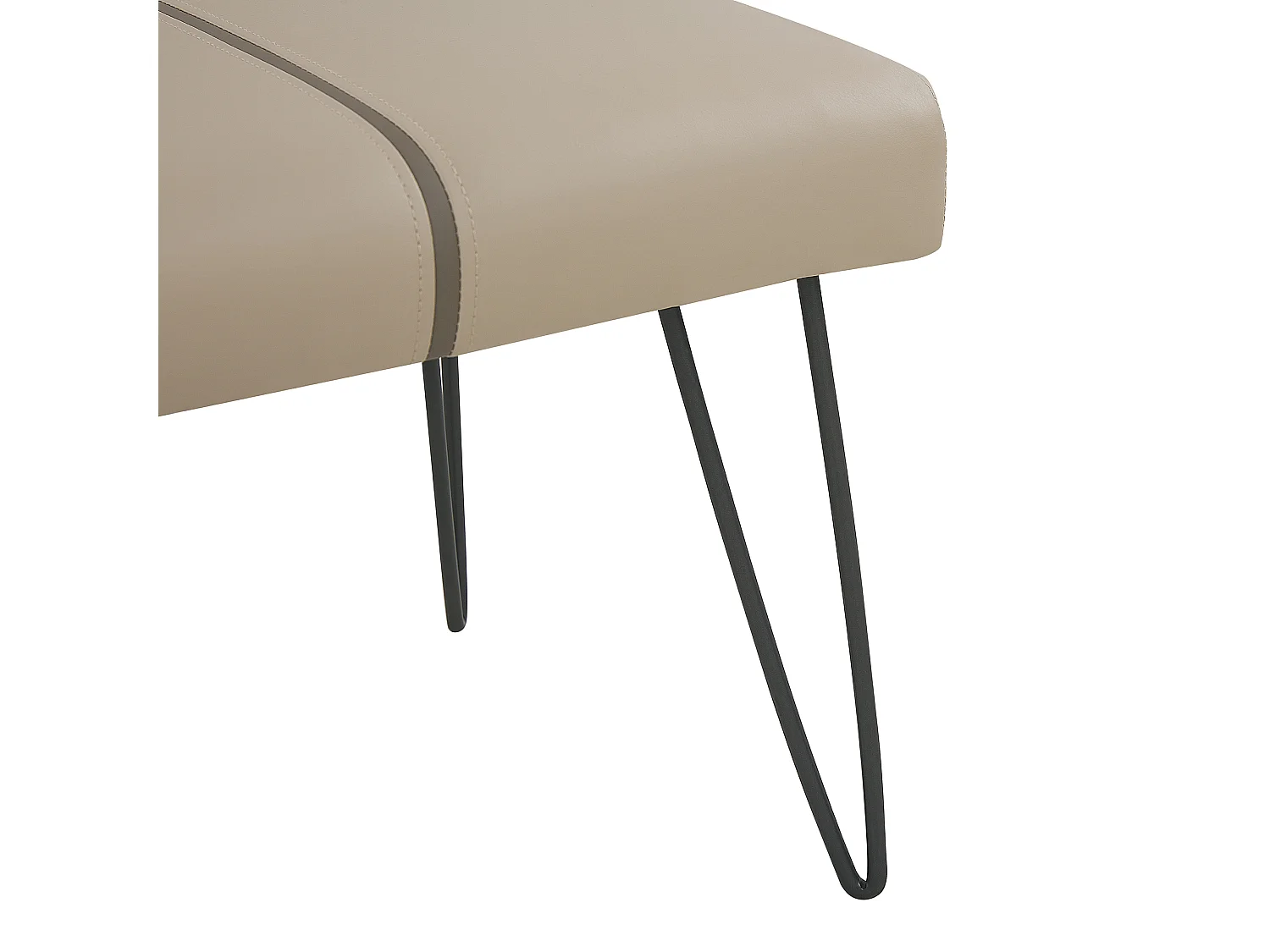 Banc BETIN Cuir PU Beige