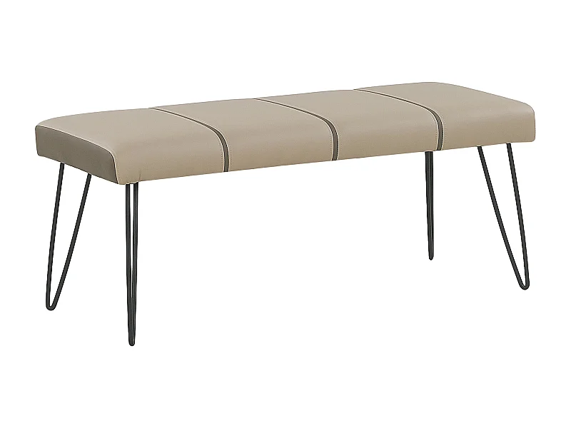 Bank BETIN Kunstleder Beige