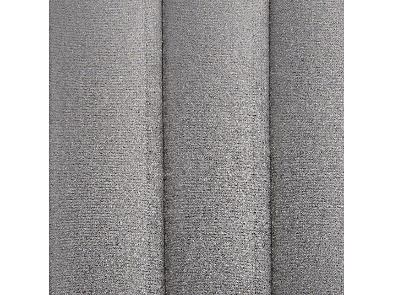 Bankje DAYTON Fluweel Lichtgrijs