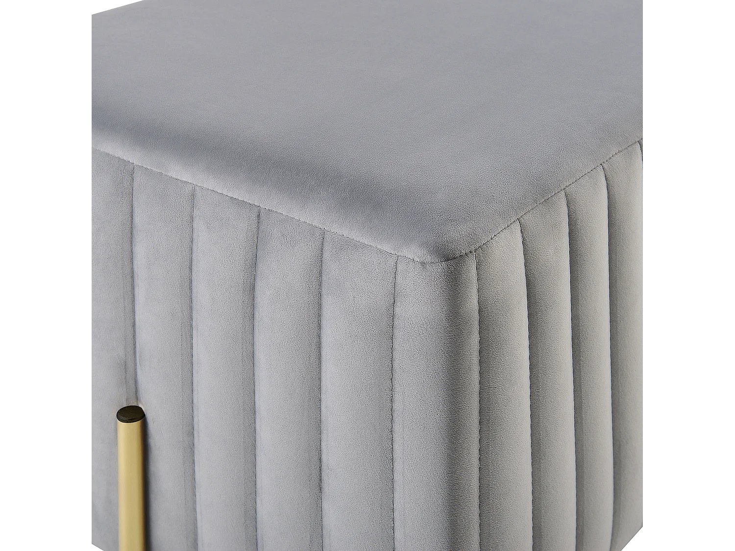 Banc DAYTON Velours Gris clair