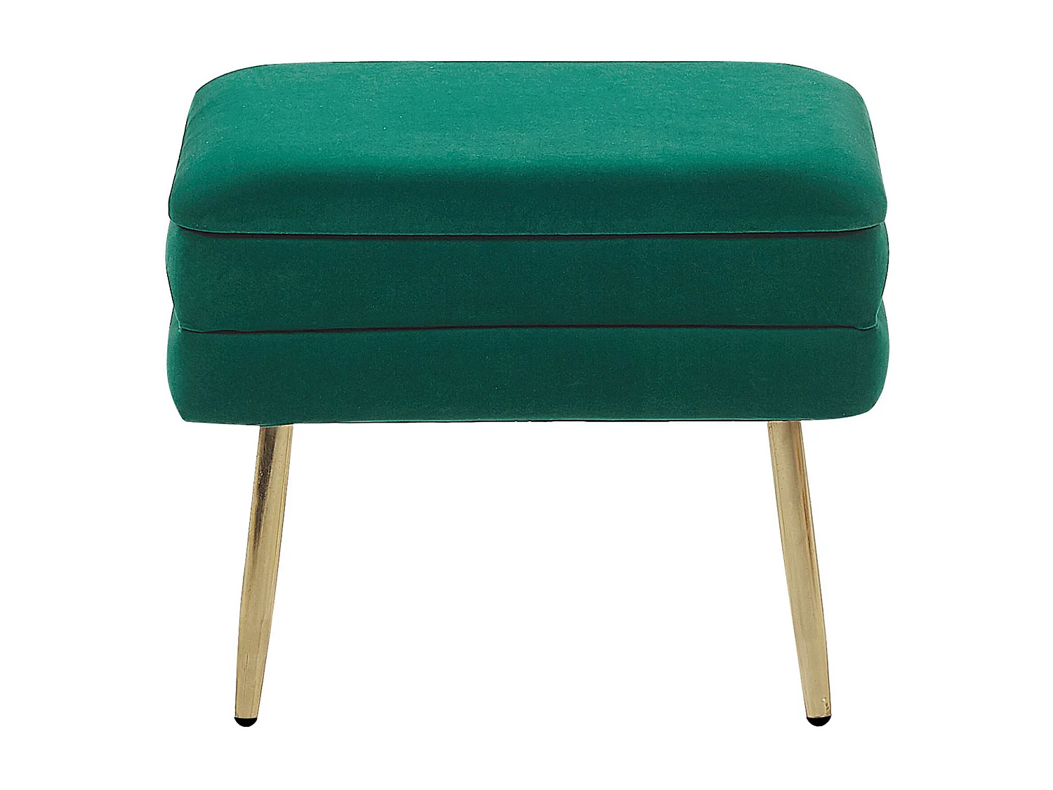 Banco con almacenaje ODESSA Terciopelo Verde oscuro