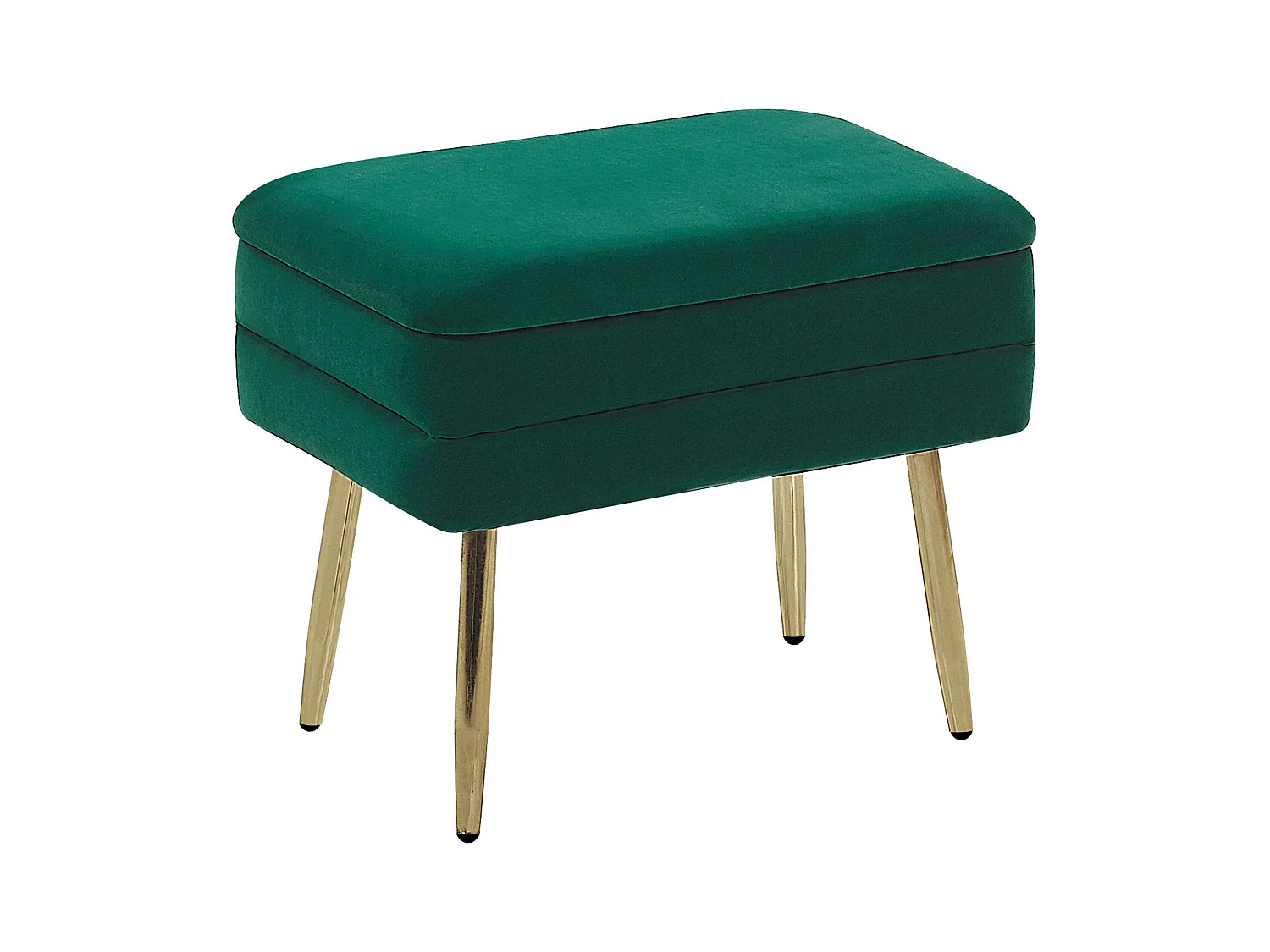 Banc de rangement ODESSA Velours Vert foncé