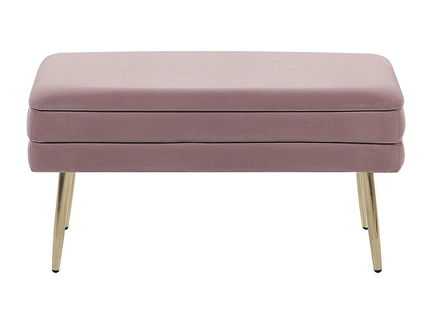 Banc de rangement DURHAM Velours Rose