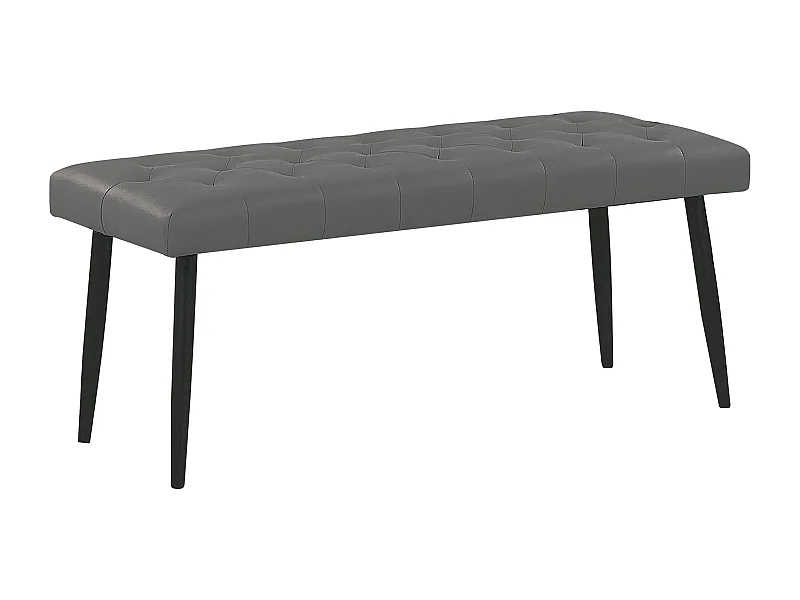 Ławka ESSONNE Ekoskóra Szary