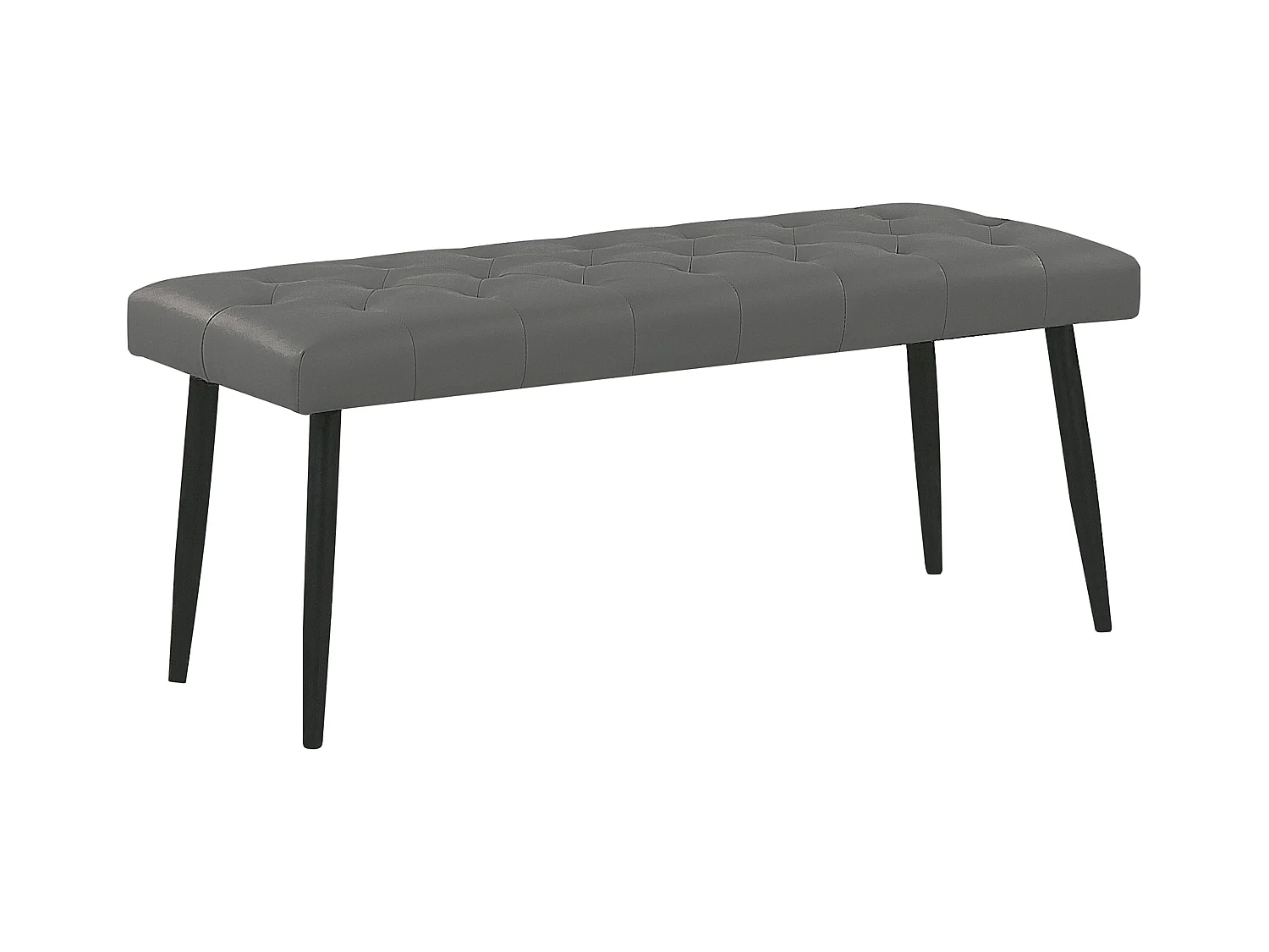 Banc ESSONNE Cuir PU Gris