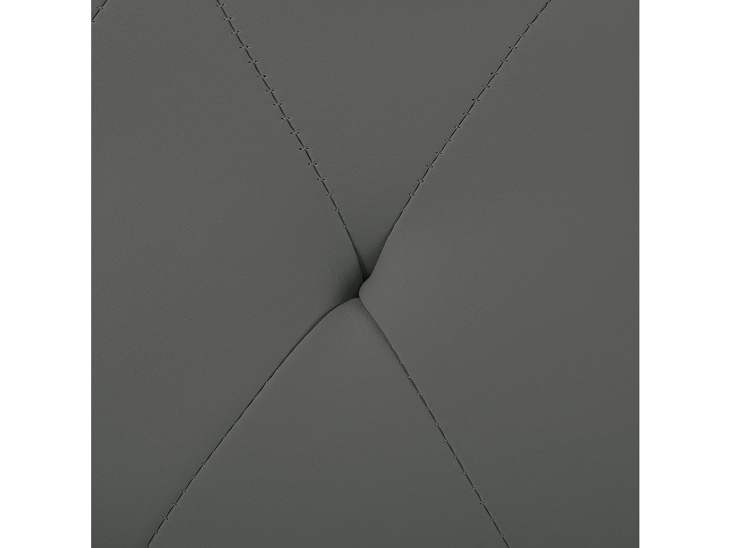 Banco ESSONNE Pele sintética Cinzento