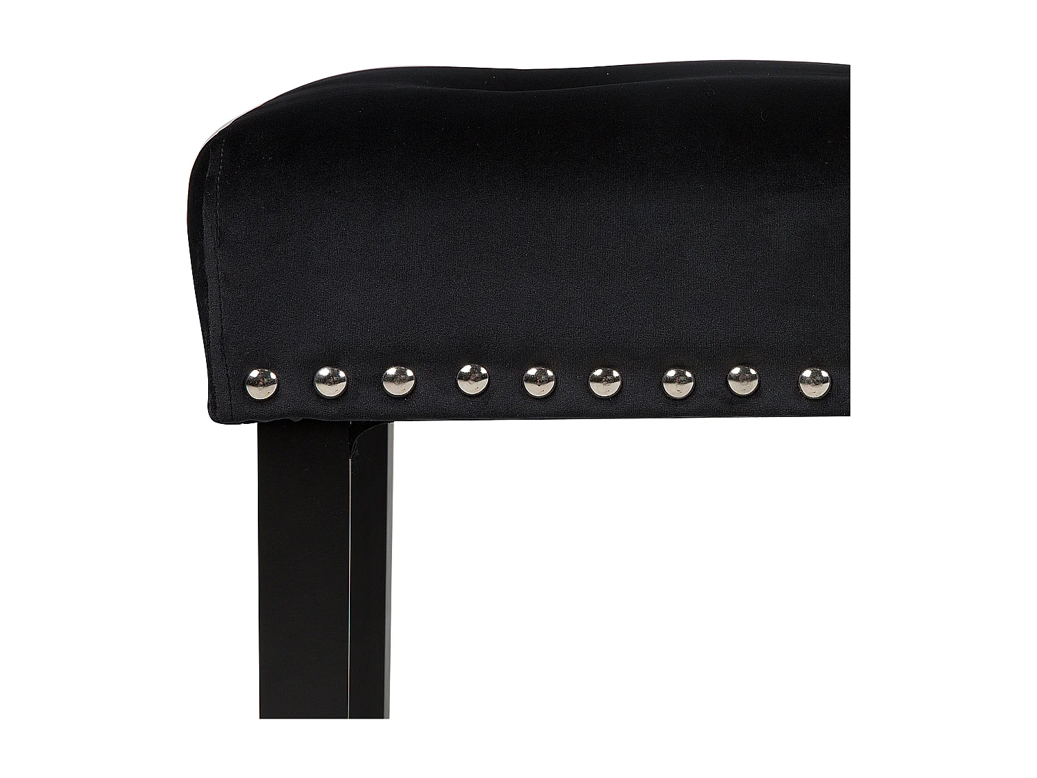 Banc YORKTON Velours Noir