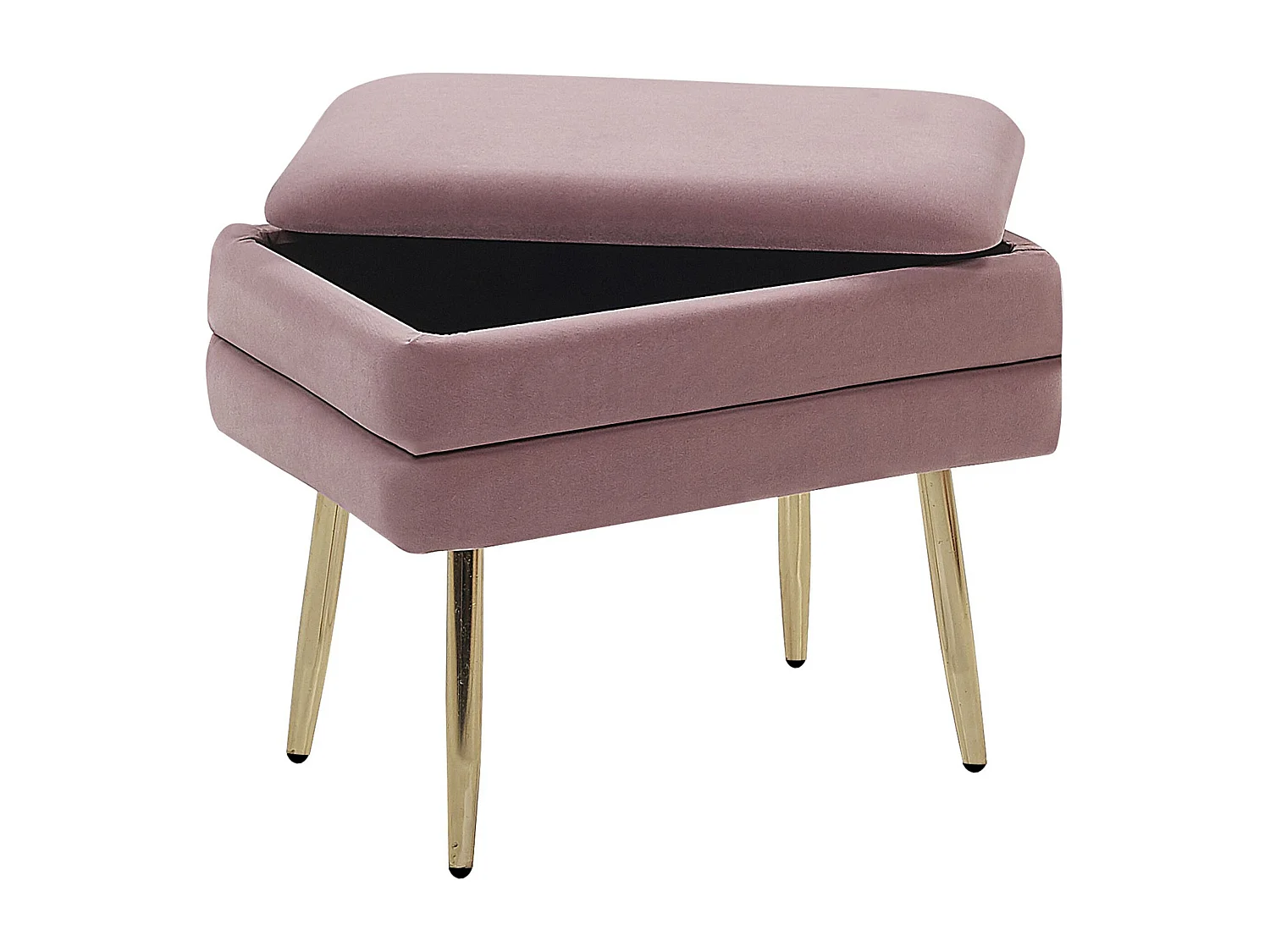 Banc de rangement ODESSA Velours Rose
