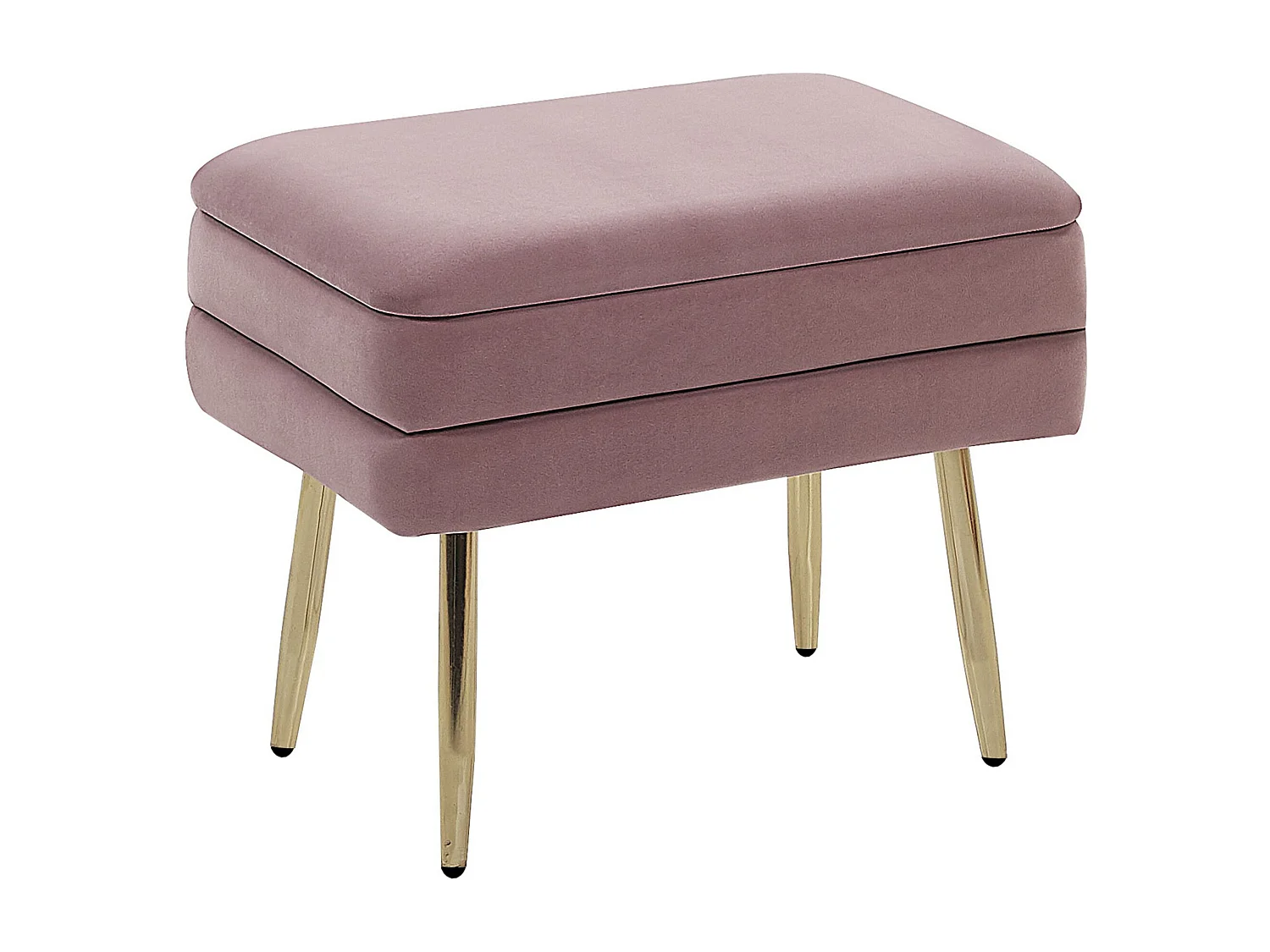 Banc de rangement ODESSA Velours Rose