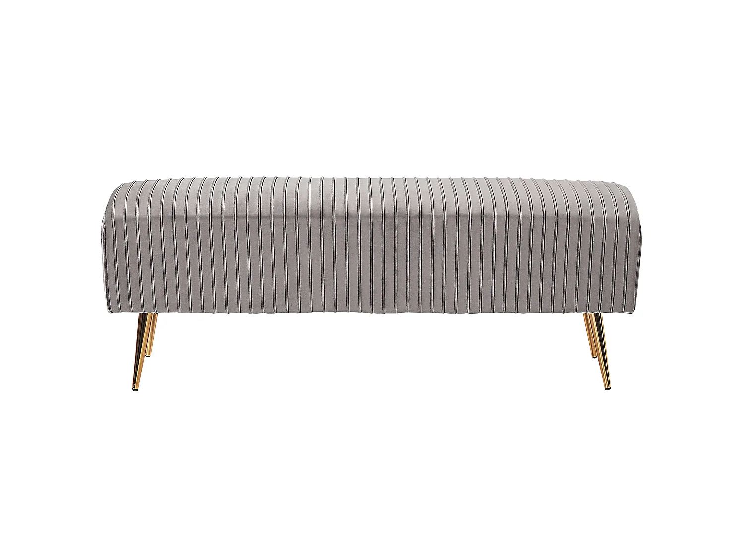 Banc PATERSON Velours Gris clair