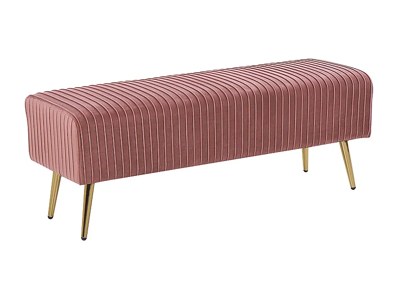 Banc PATERSON Velours Rose