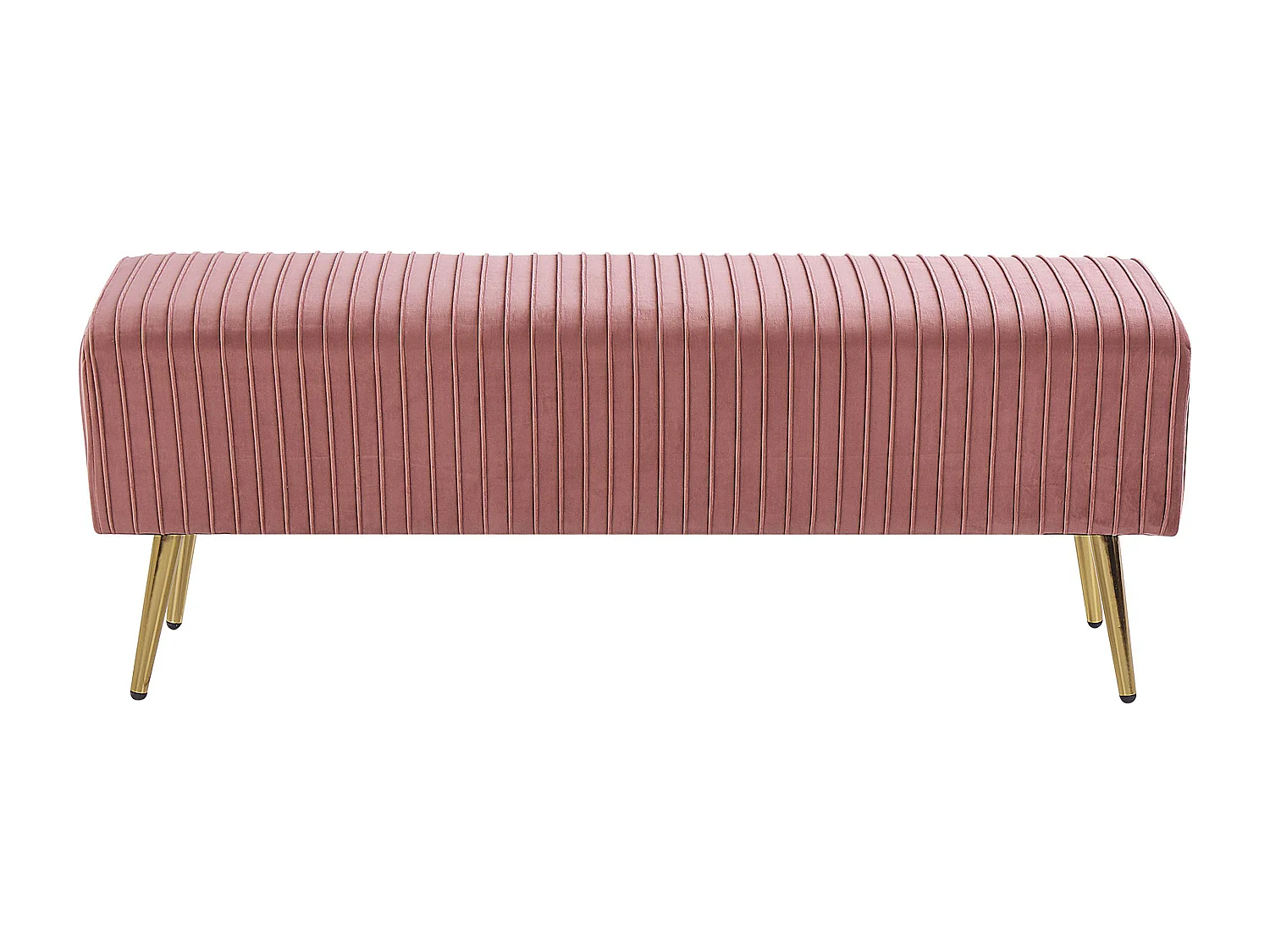 Banco PATERSON Veludo Rosa