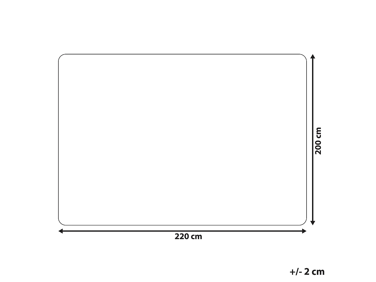 Dekorative Tagesdecke aus Polyester in Braun 200 x 220 cm Delice