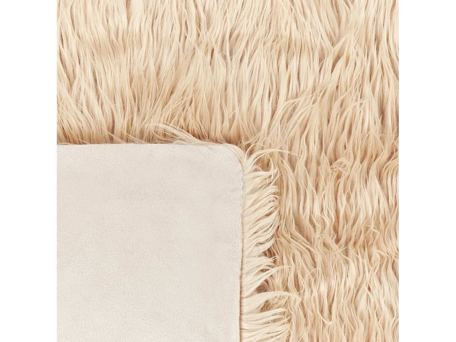 Narzuta na łóżko DELICE 200 x 220 cm Jasnobrązowy