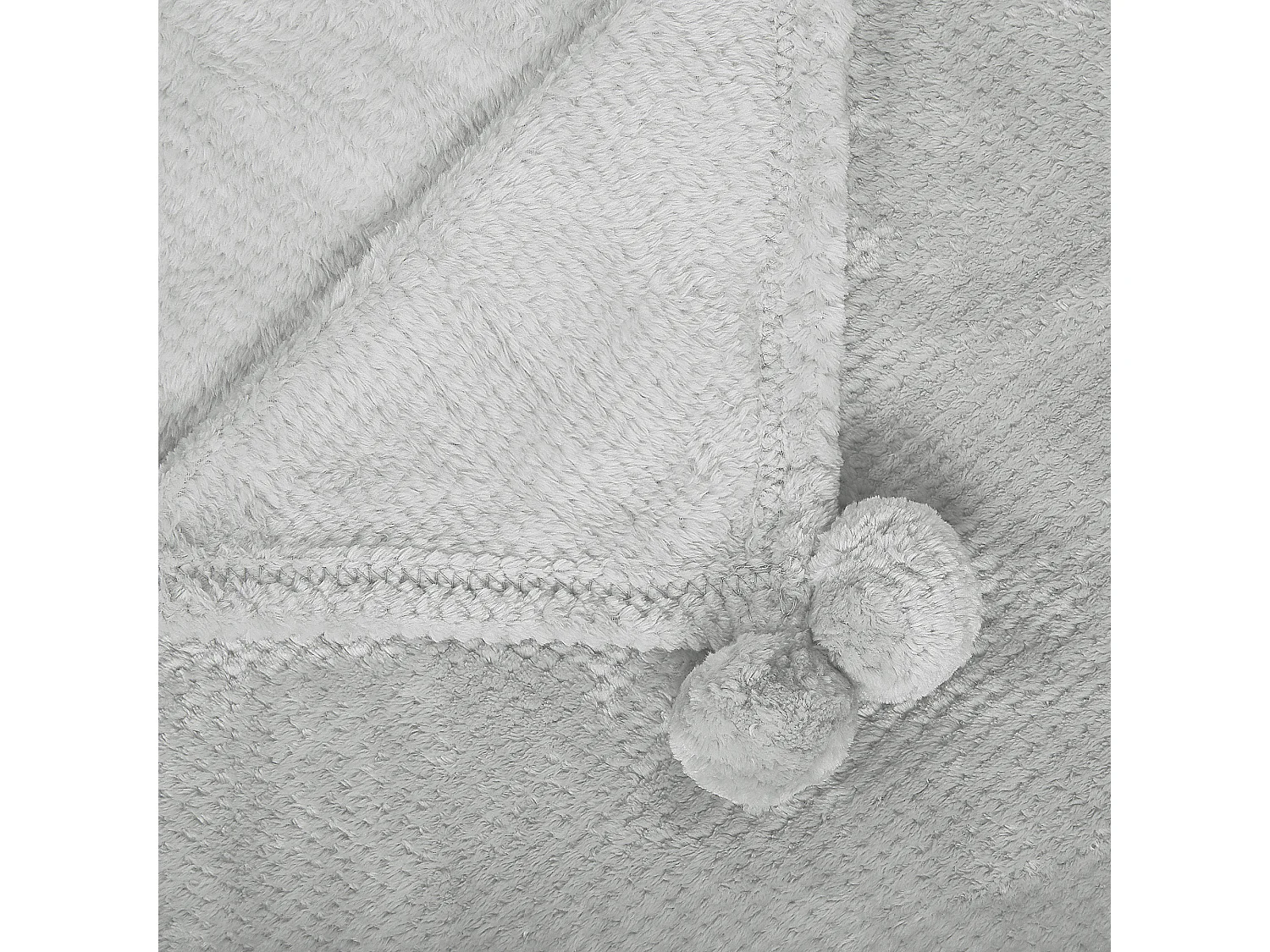 Couverture SAITLER 200 x 220 cm Gris clair