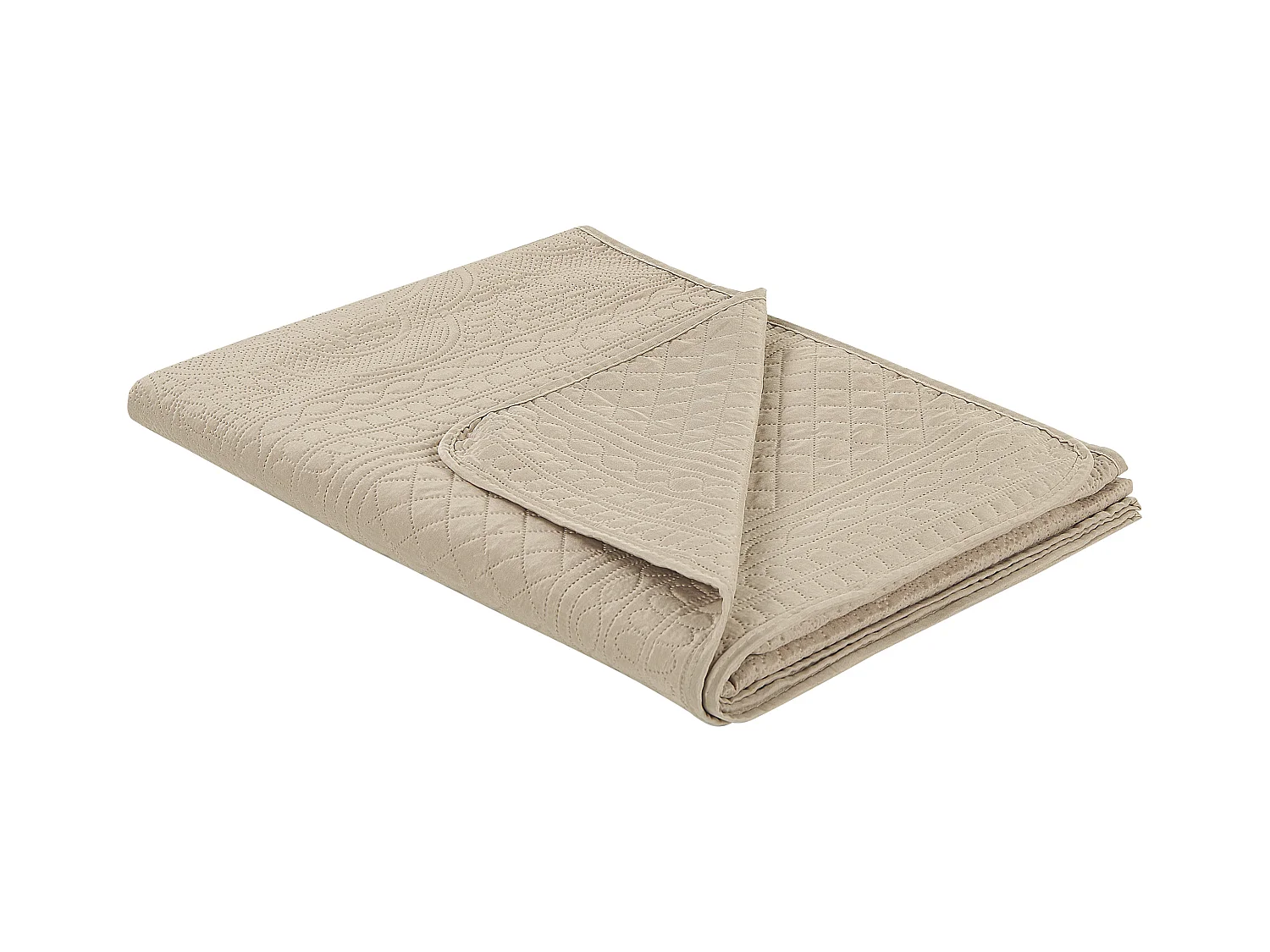 Sprei met kussens SHUSH 140 x 210 cm Taupe