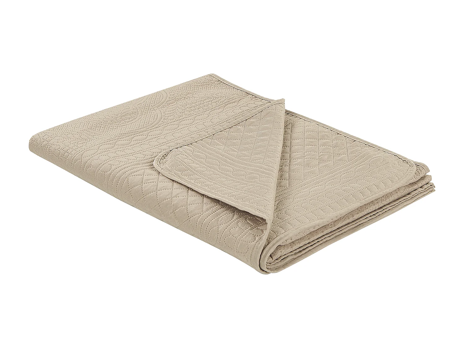 Sprei met kussens SHUSH 140 x 210 cm Taupe