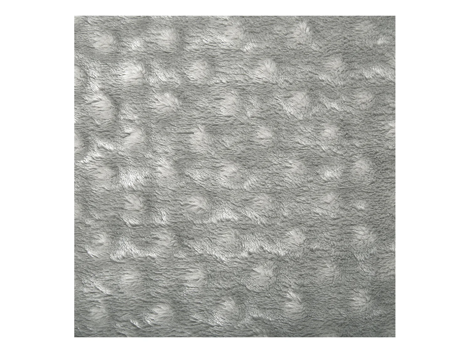 Warme Decke hellgrau 200 x 220 cm Samur