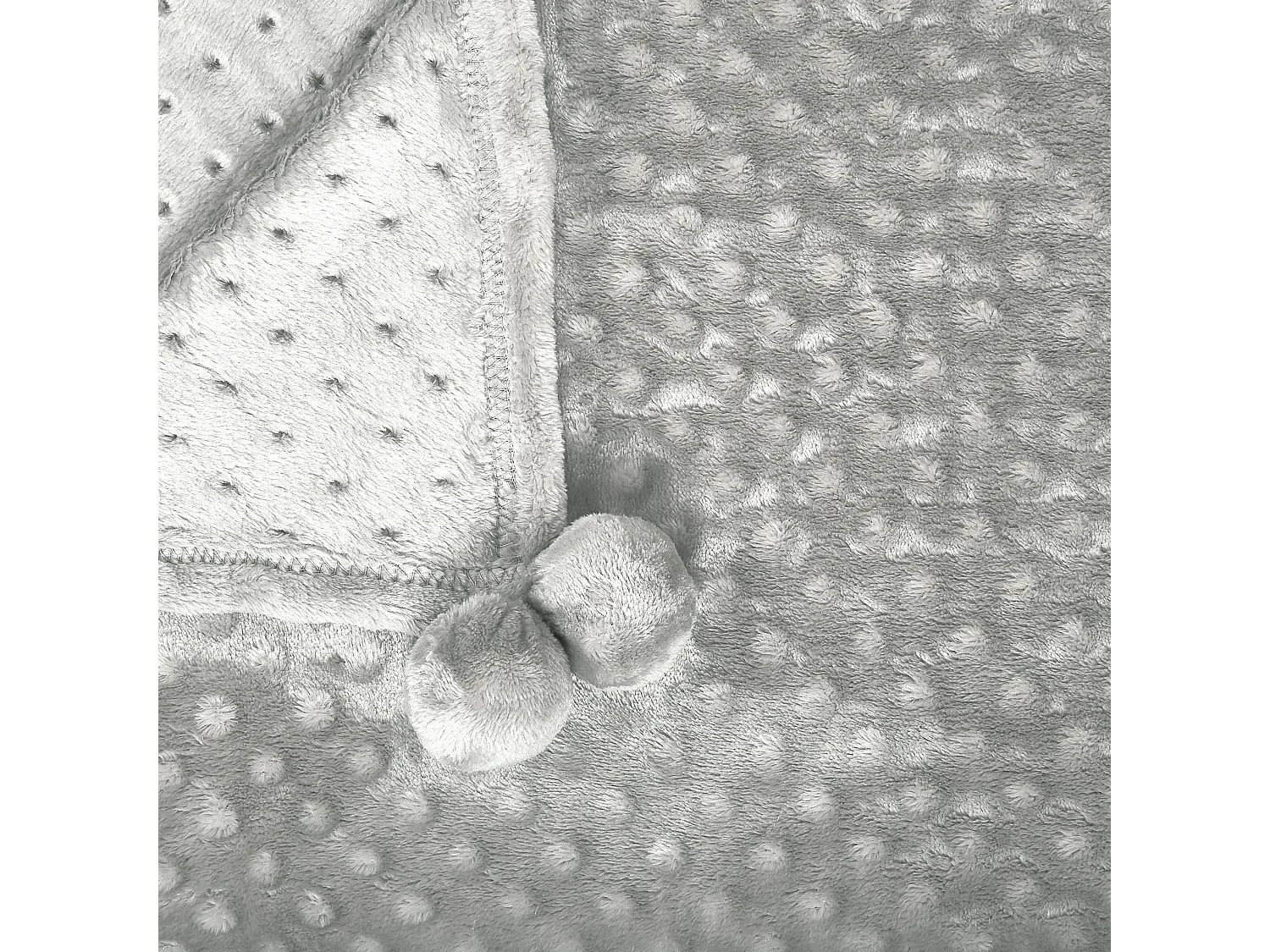 Manta SAMUR 200 x 220 cm Cinzento claro