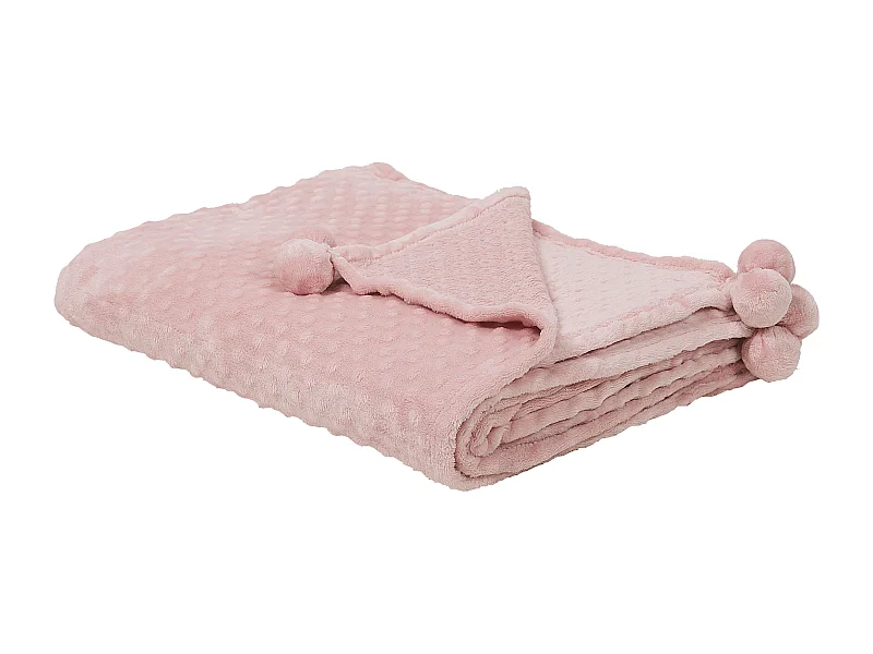 Kuscheldecke SAMUR 200 x 220 cm Rosa