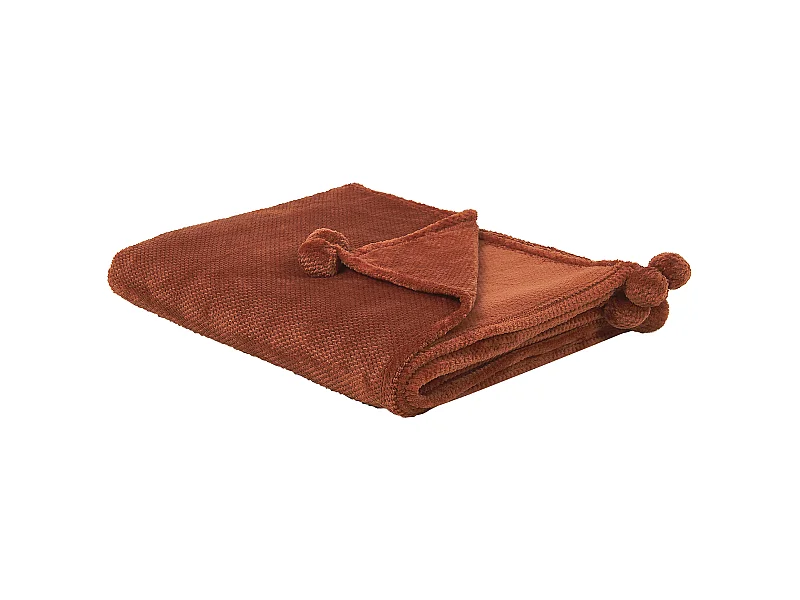 Couverture SAITLER 200 x 220 cm Marron doré